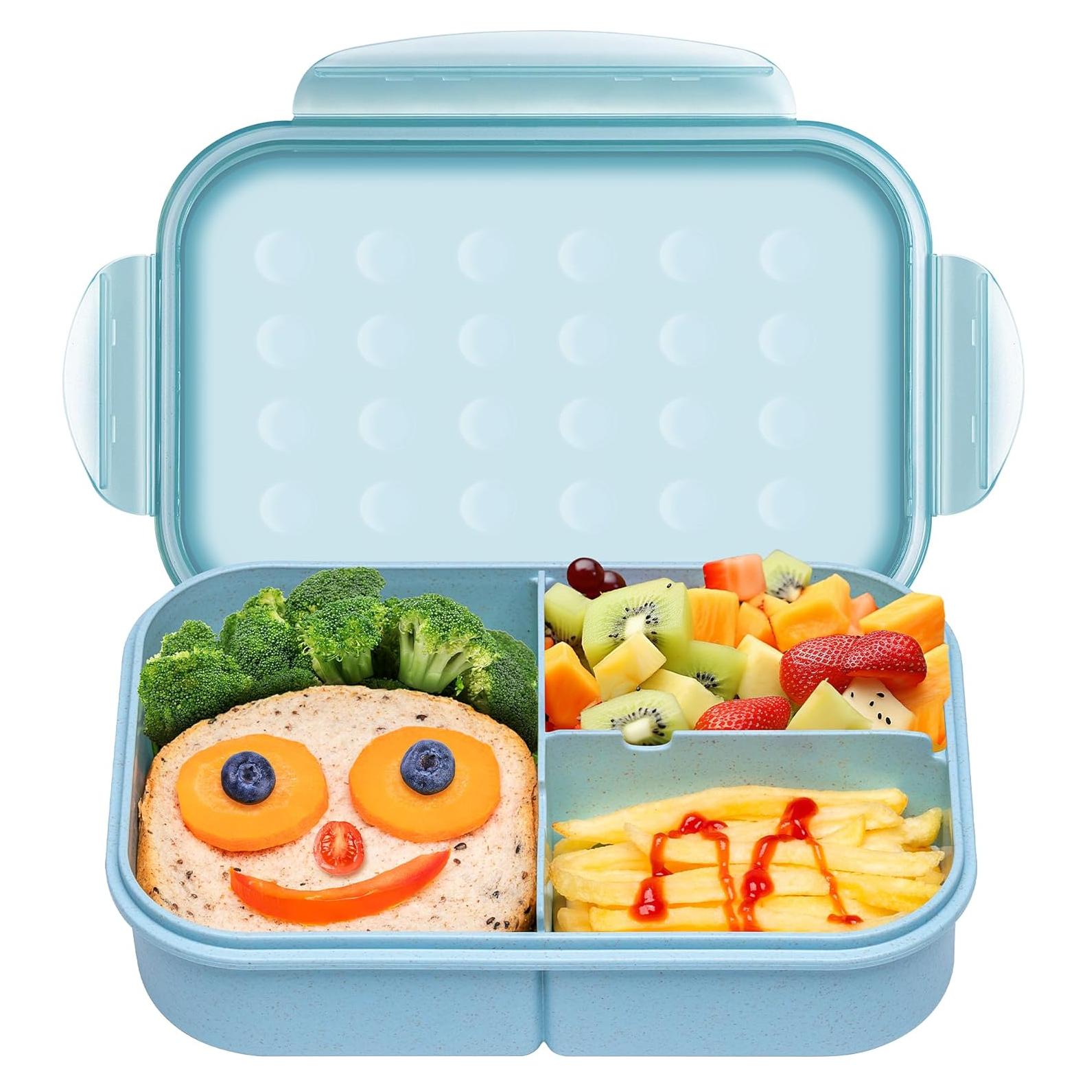 Funda Bento Itopor Azul 1300ml a Prueba de Fugas para Niños y Adultos