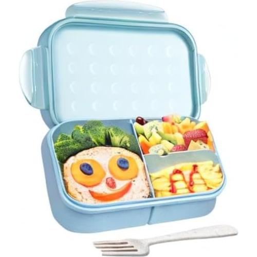 Funda Bento Itopor Azul 1300ml a Prueba de Fugas para Niños y Adultos