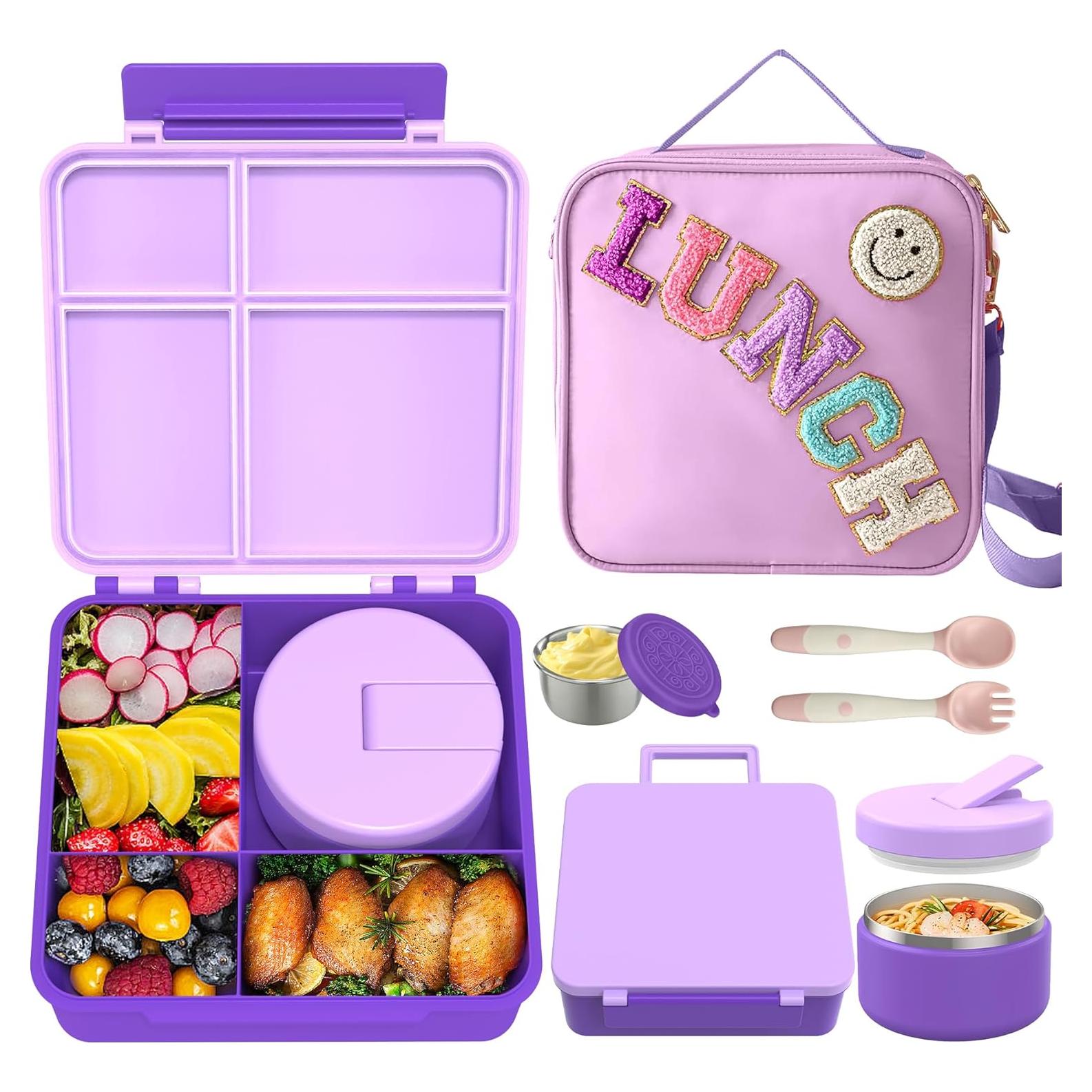 Caja de Almuerzo Bento Aimsnk para Niños con Termo 240ml