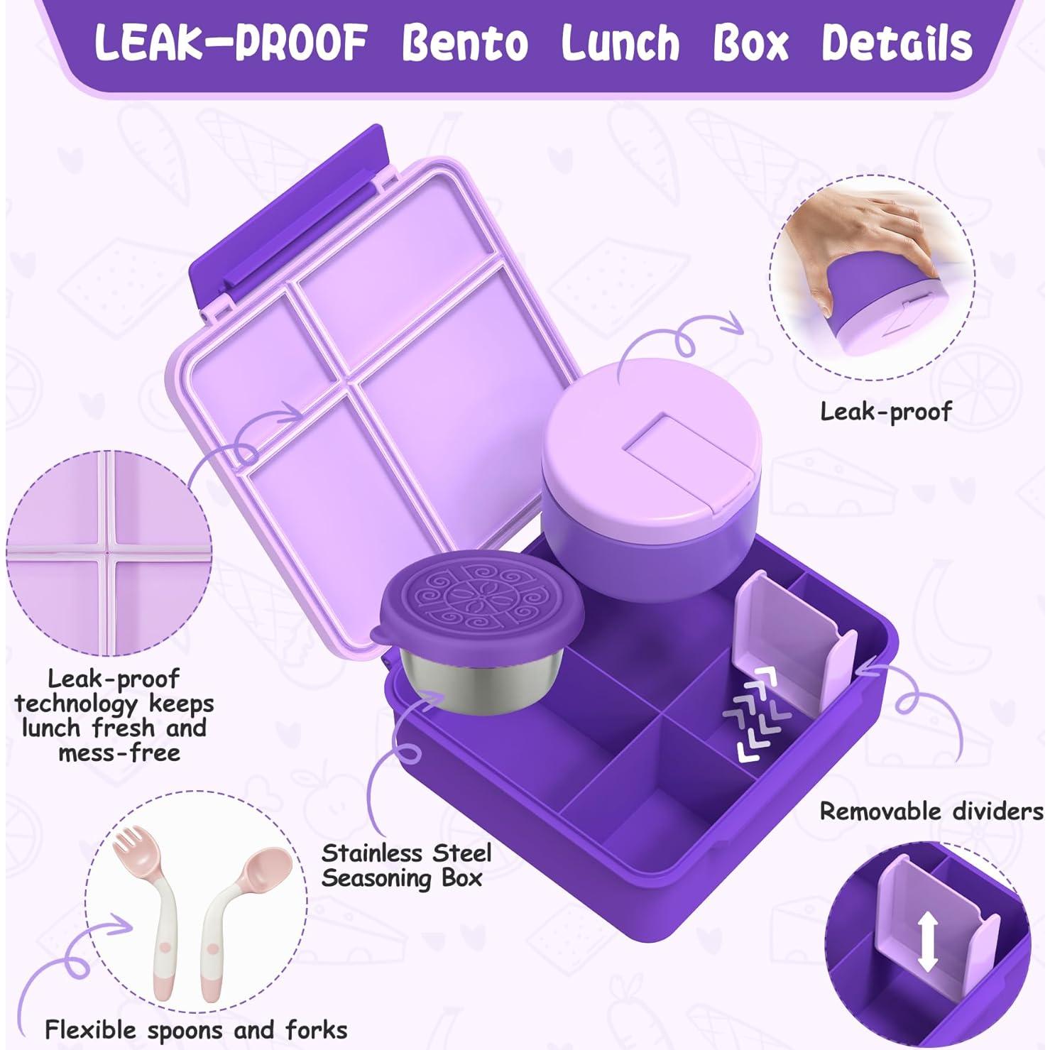 Caja de Almuerzo Bento Aimsnk para Niños con Termo 240ml