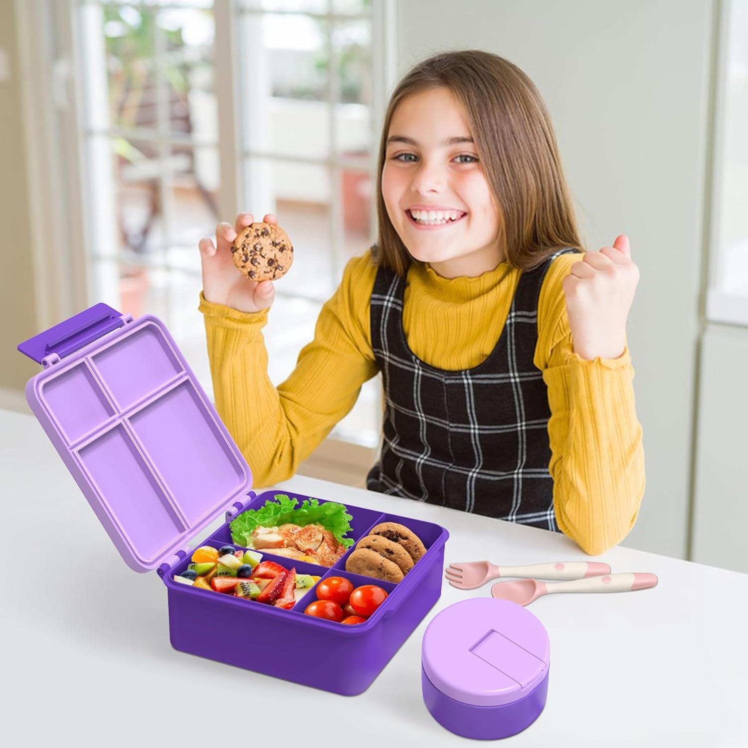 Caja de Almuerzo Bento Aimsnk para Niños con Termo 240ml