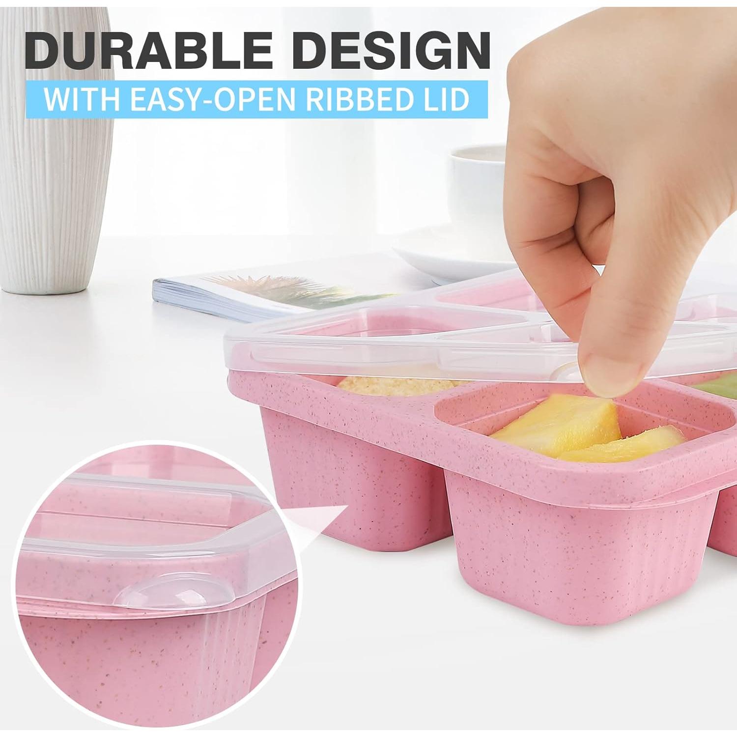 Juego de 4 Contenedores de Snack Bento Buluker - Apto Microondas