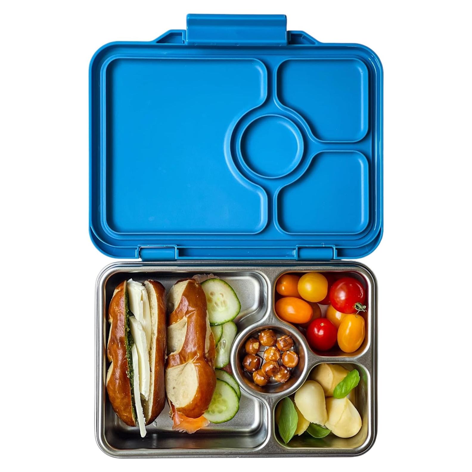 Caja Bento Yumbox Prêt Acero Inoxidable 0.81L Azul Normandía