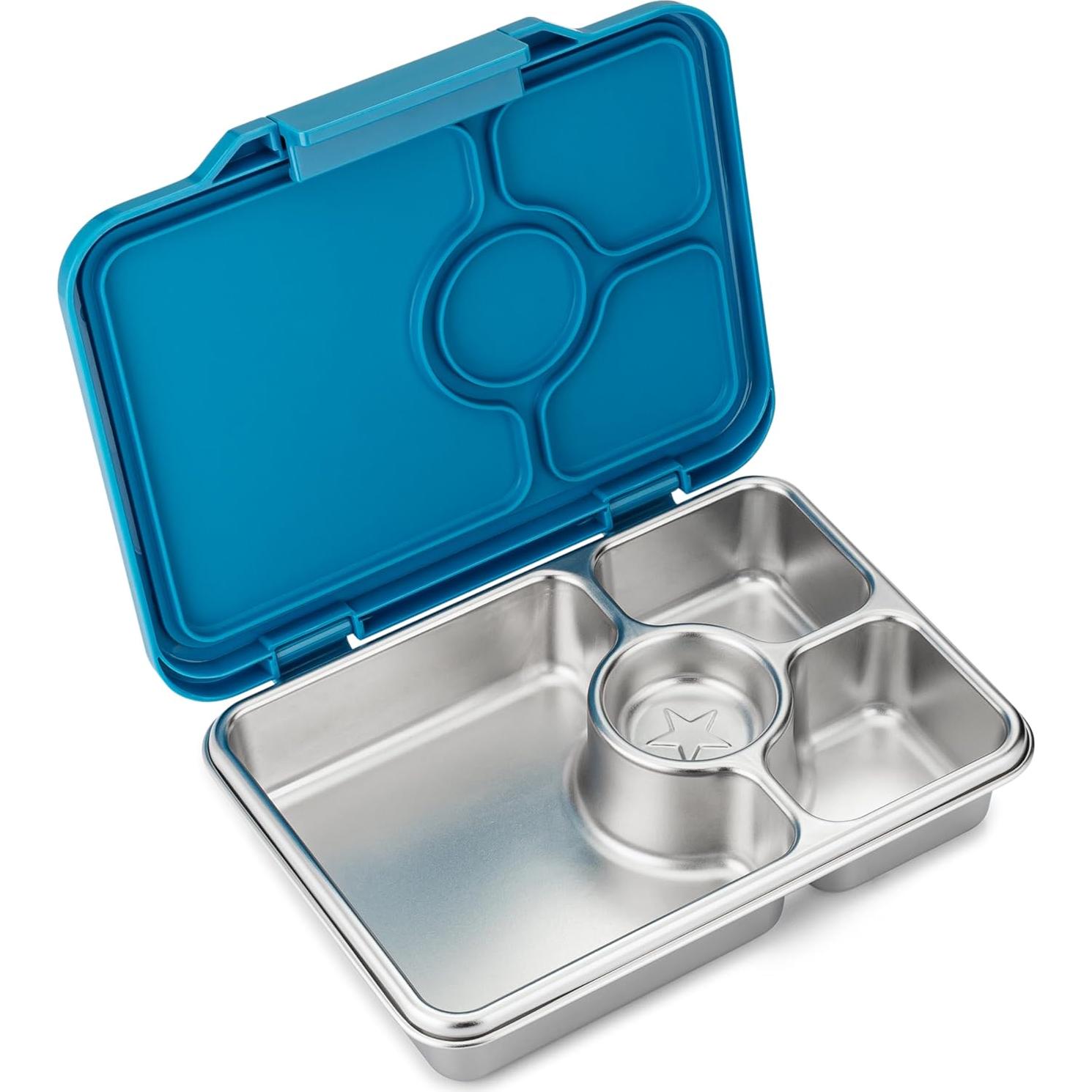 Caja Bento Yumbox Prêt Acero Inoxidable 0.81L Azul Normandía