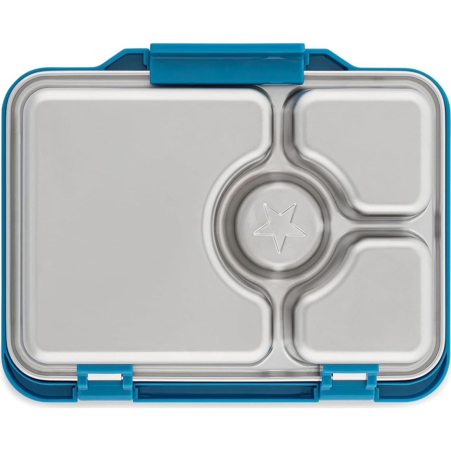 Caja Bento Yumbox Prêt Acero Inoxidable 0.81L Azul Normandía