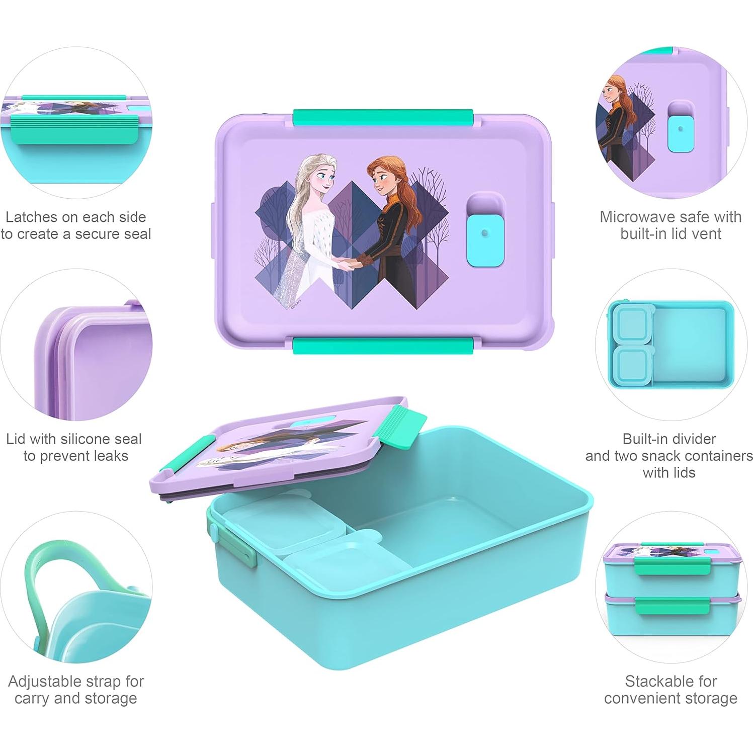 Caja Bento Reutilizable Zak Designs Frozen 2 - 3 Piezas