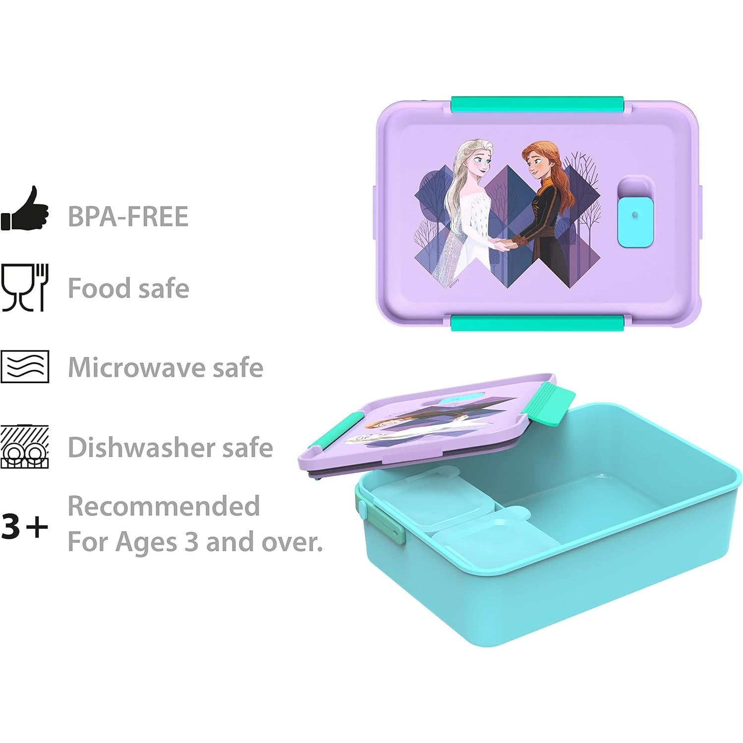 Caja Bento Reutilizable Zak Designs Frozen 2 - 3 Piezas