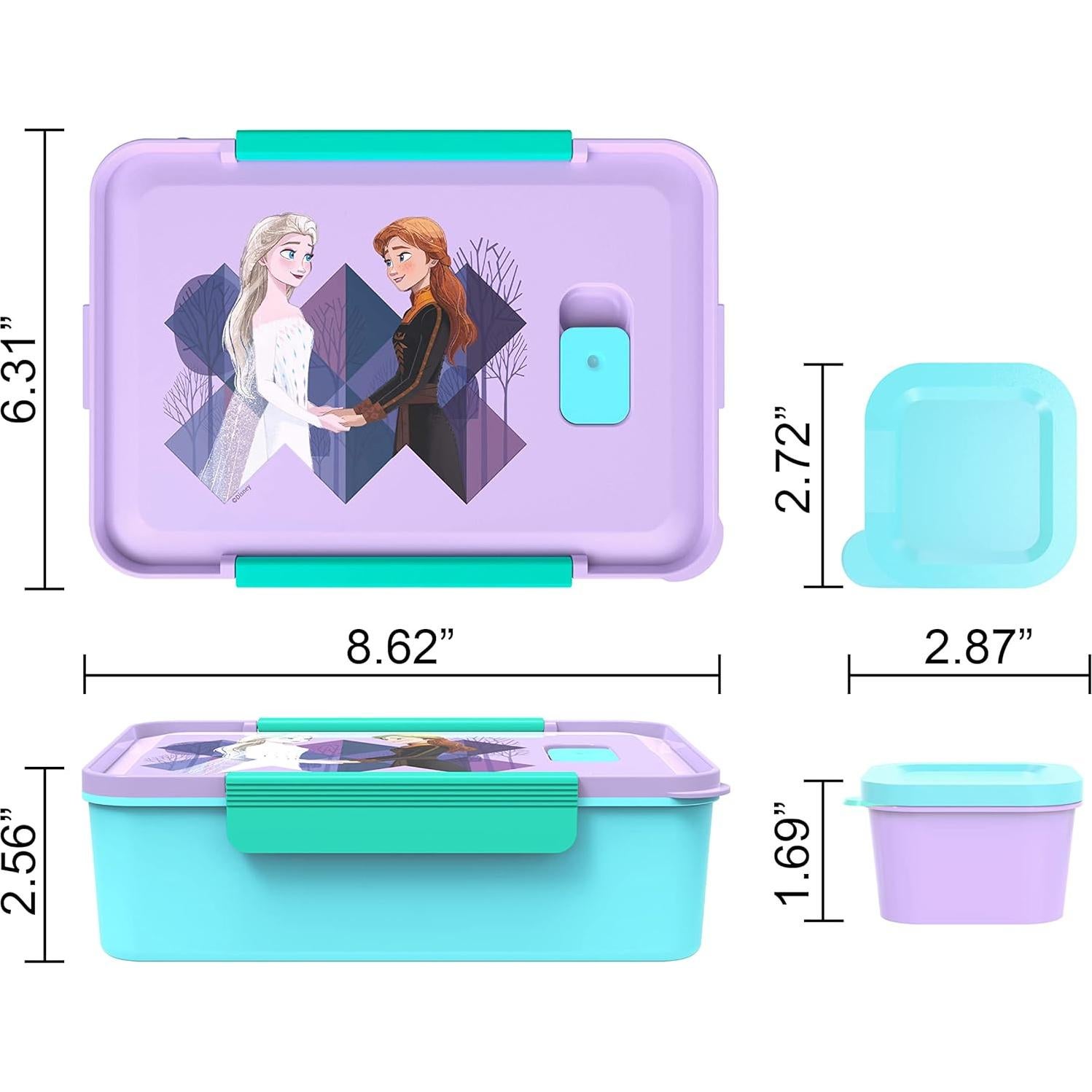 Caja Bento Reutilizable Zak Designs Frozen 2 - 3 Piezas
