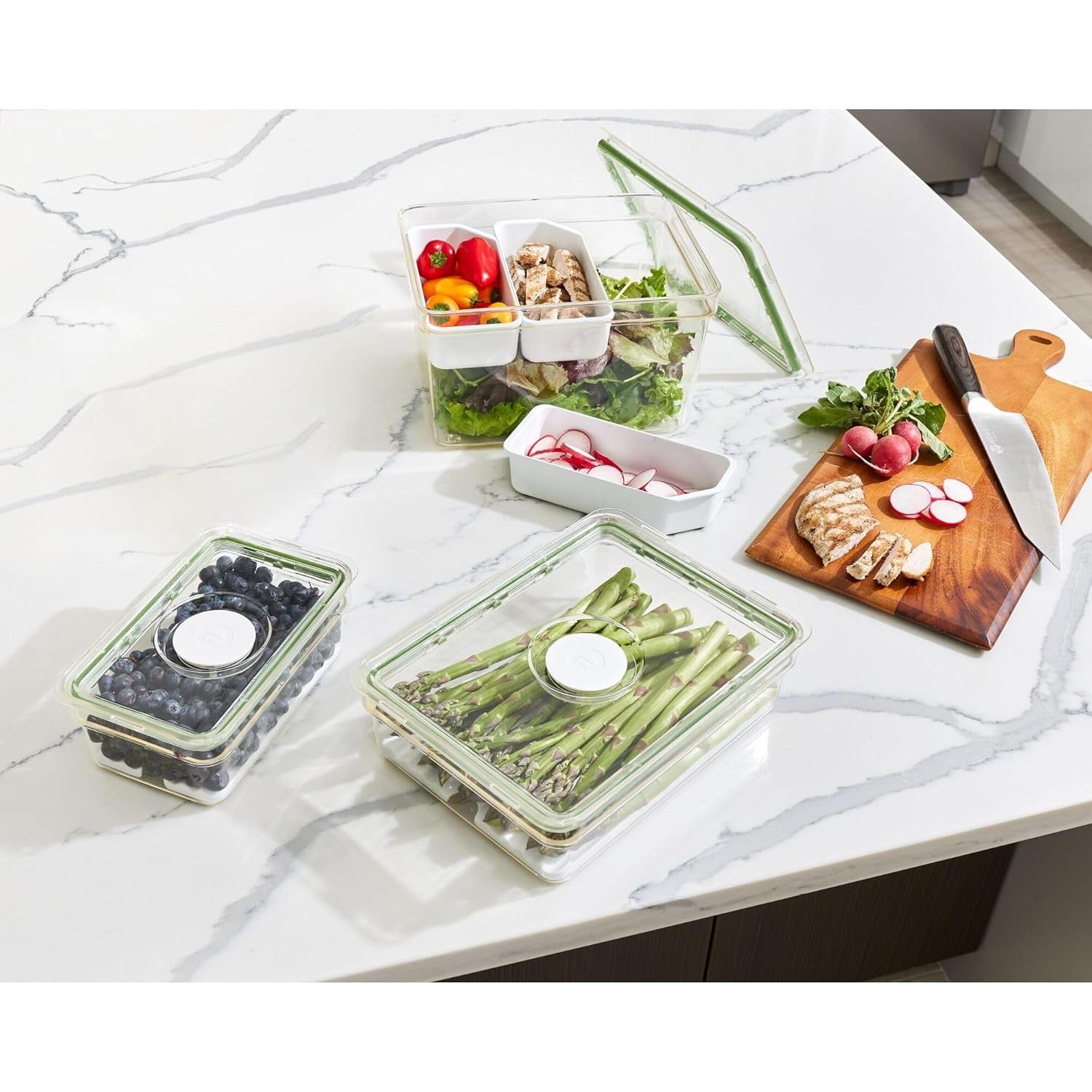 Bin de Almacenamiento iDesign Fresca 12.7x20.6x7.6cm Transparente