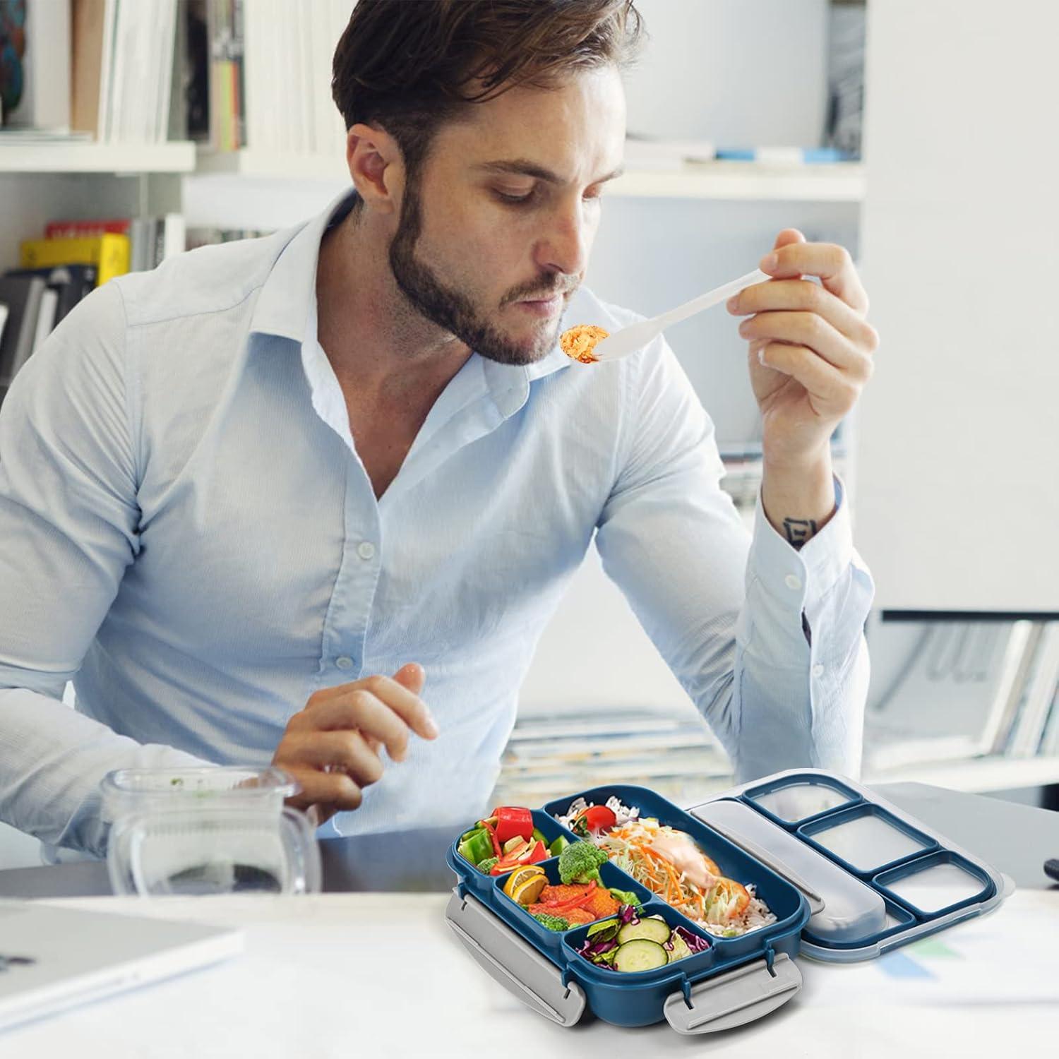 Set de 3 Cajas de Almuerzo Bento Okllen 1.01L a Prueba de Fugas