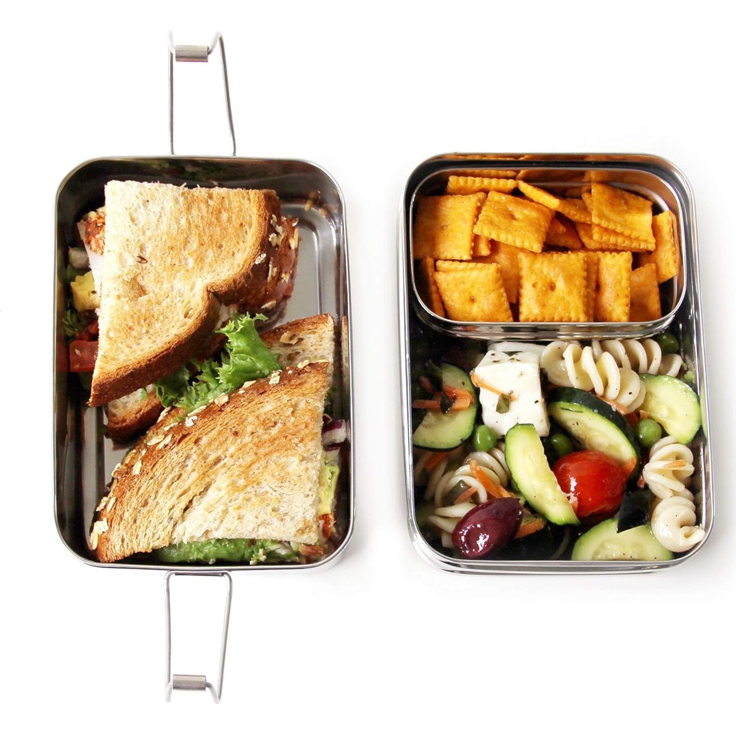 Caja Bento Ecolunchbox Acero Inoxidable 3 Niveles 0.95L