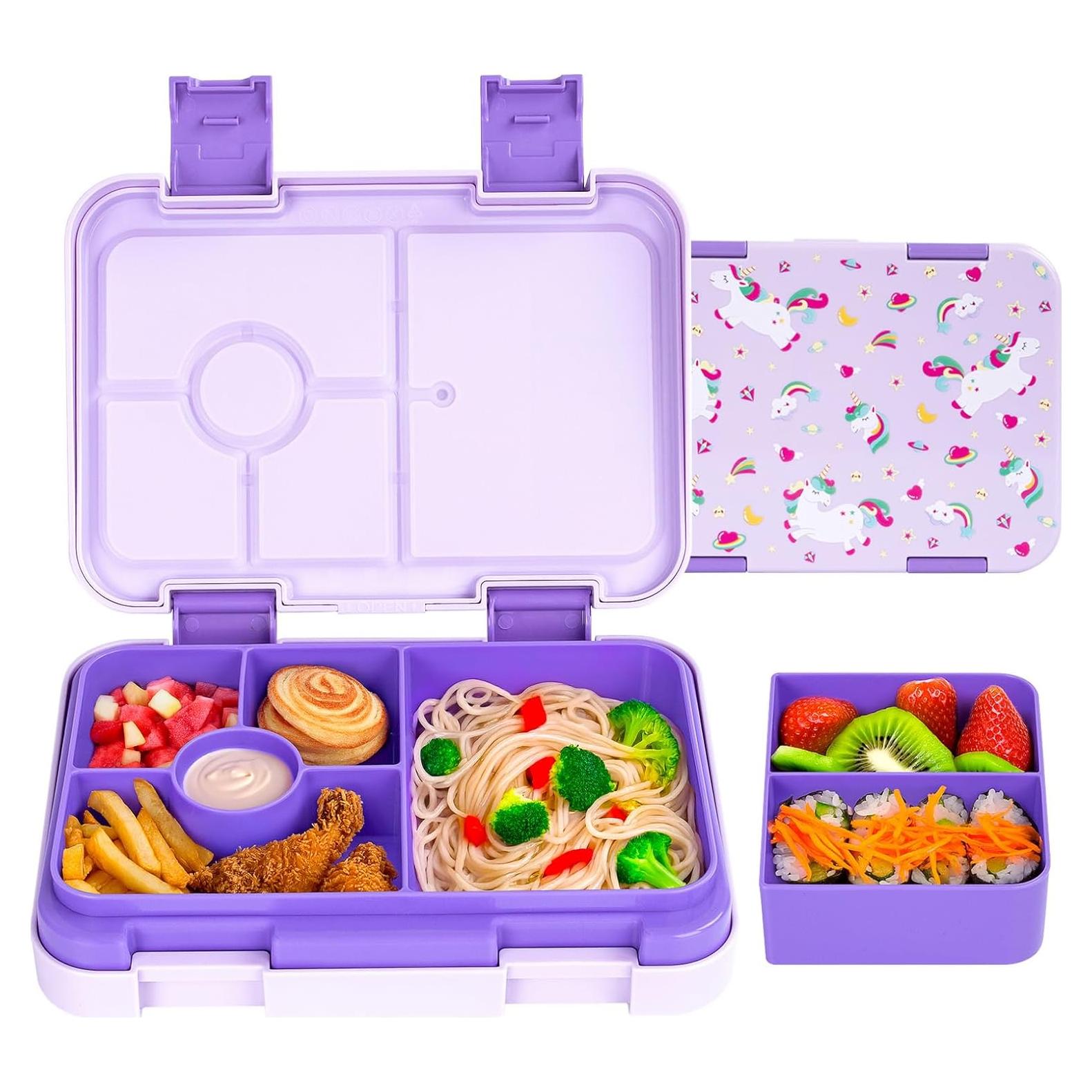 Caja Bento para Niños 810ml - Almuerzo a Prueba de Fugas