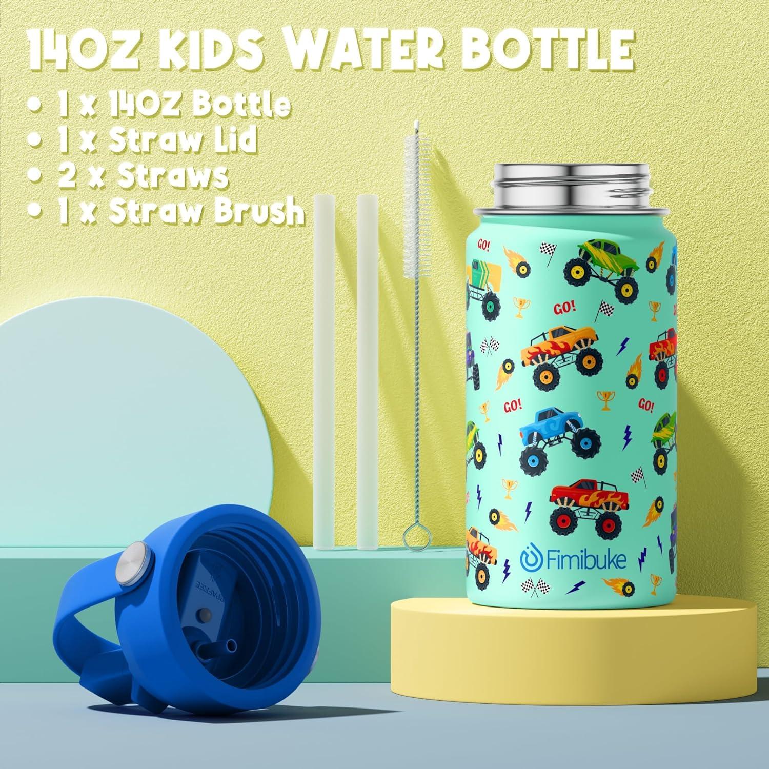 Caja Bento Fimibuke para Niños con Termo y Bolsa Aislada 4 Compartimentos