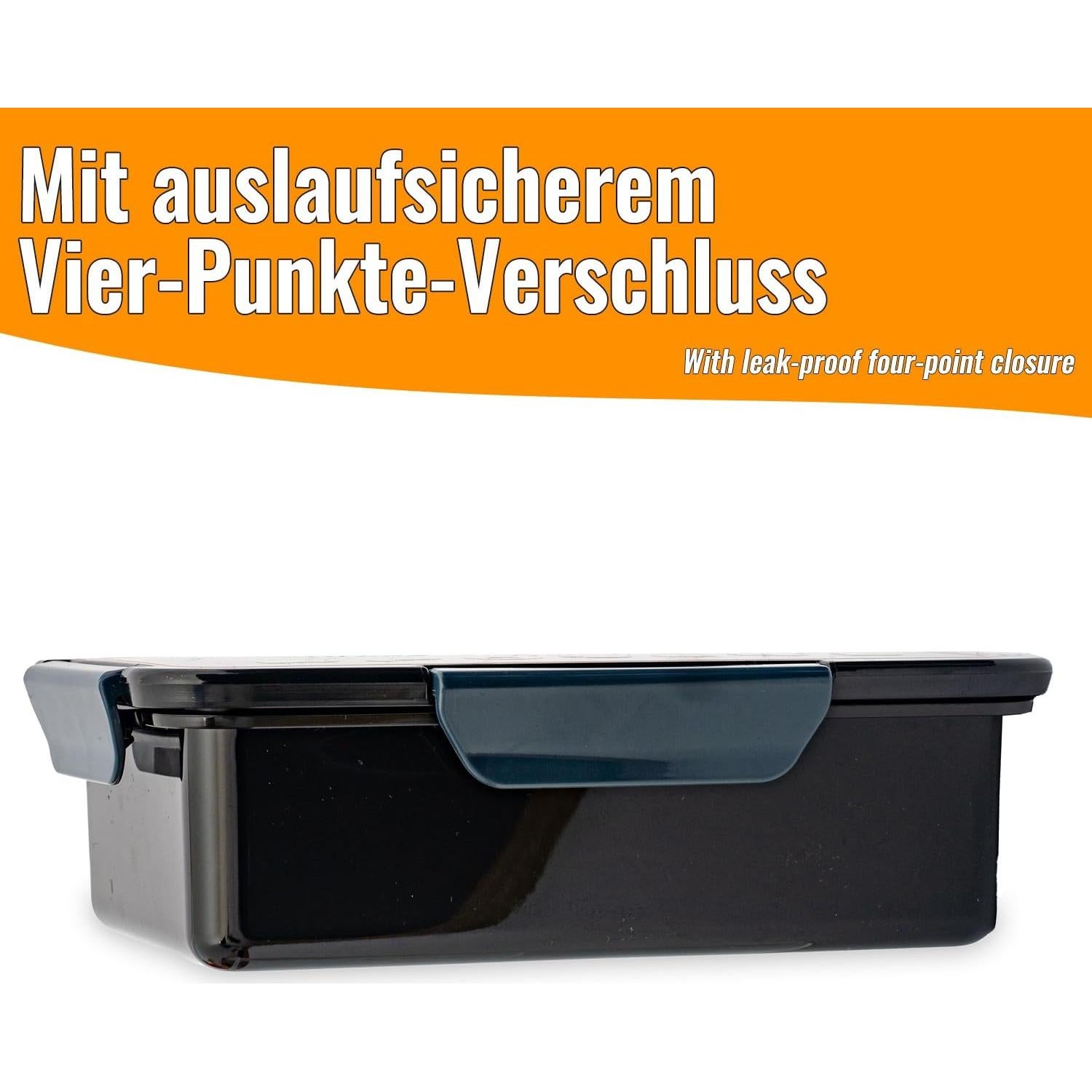 Lunchbox Bento Box getDigital 800ml 4 Compartimentos Ajustables