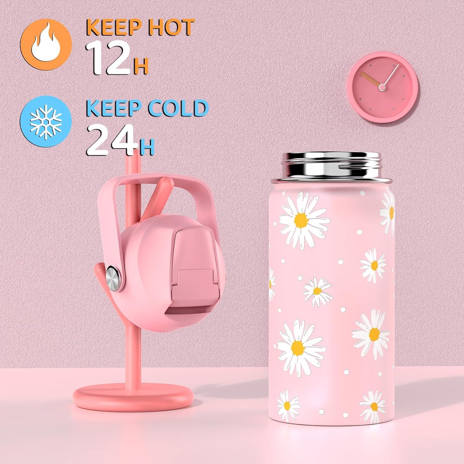 Caja Bento Bevalsa para Niños 43oz + Botella 14oz Rosa