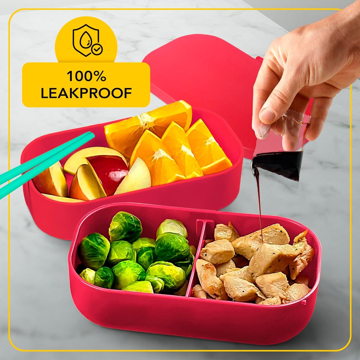 Caja Bento Aislada Hämtmat 1.33L con Palillos Reutilizables