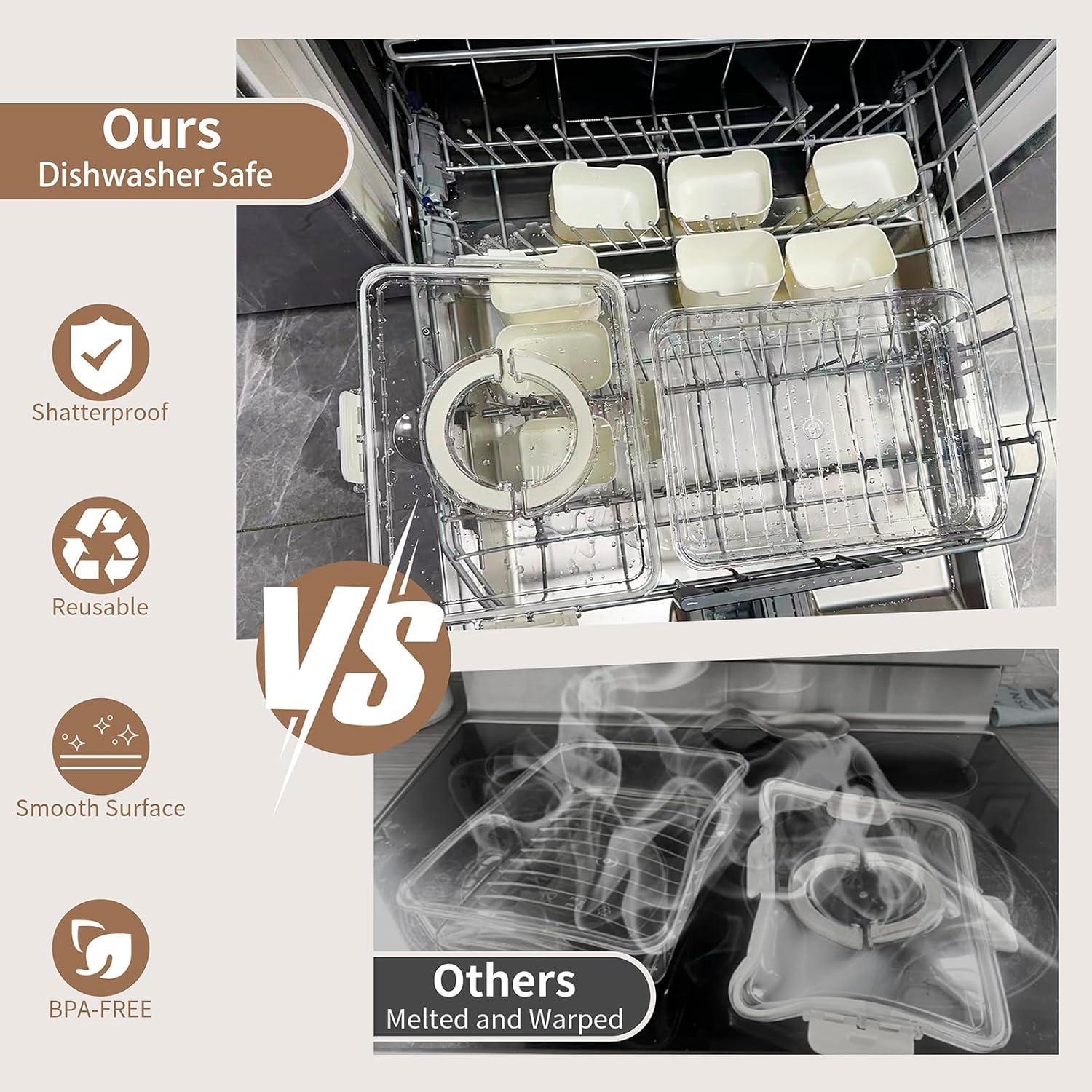 Contenedor Snack Box Aoshet 8 Compartimentos Apto Lavavajillas