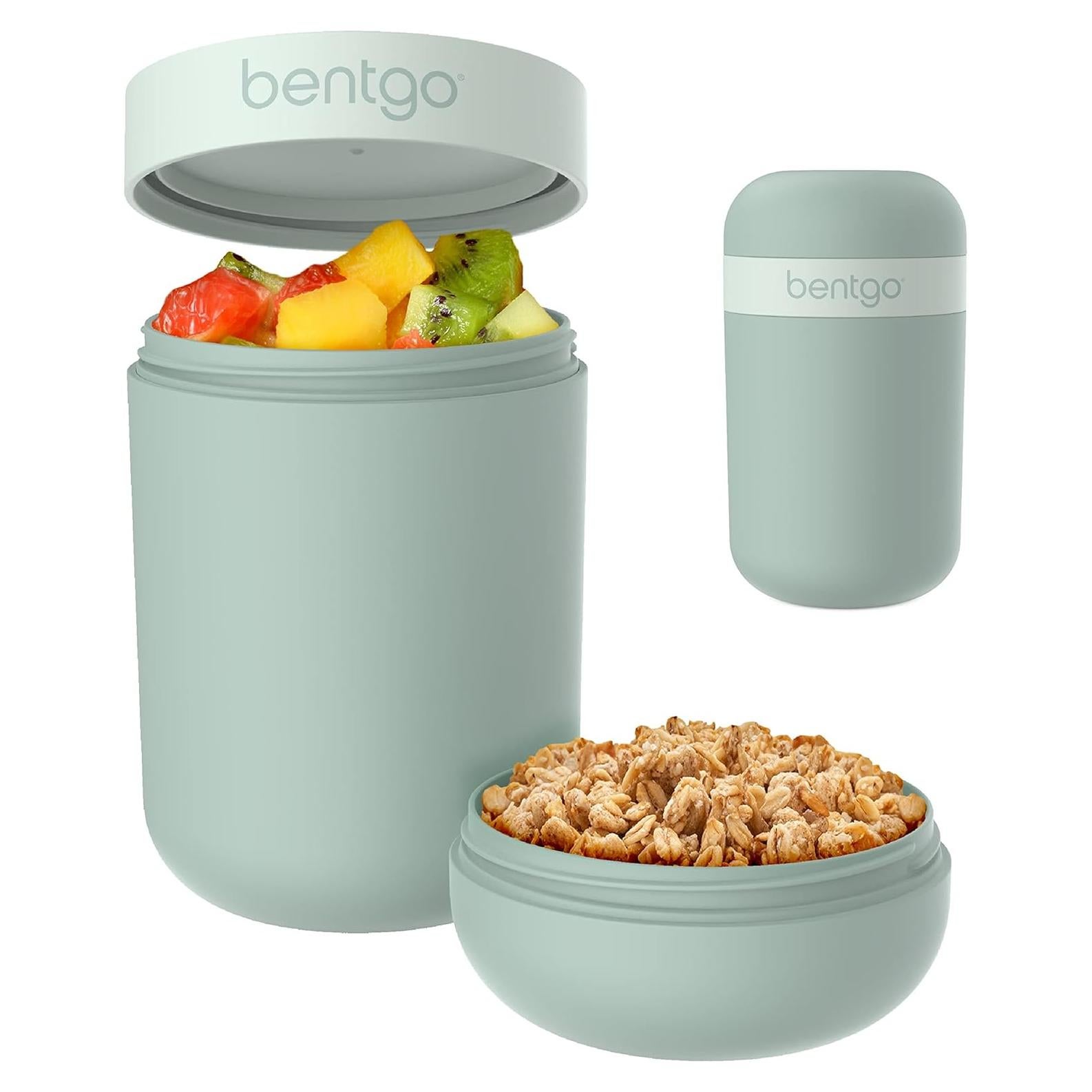 Tazón de Snack Bentgo Verde Menta - 2.5 Tazas, A Prueba de Fugas