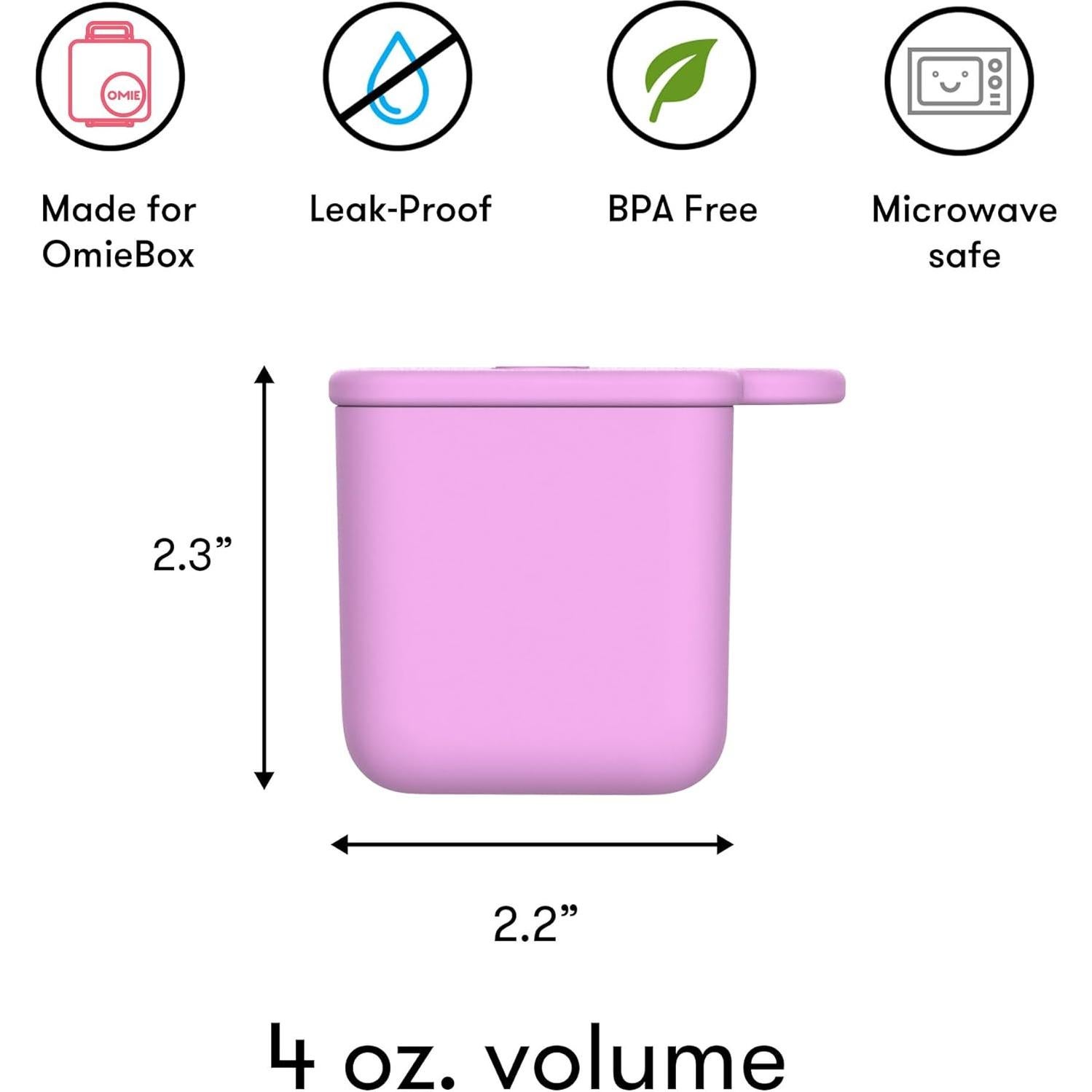 Contenedores a Prueba de Fugas OMIE para Salsas - 2 Piezas