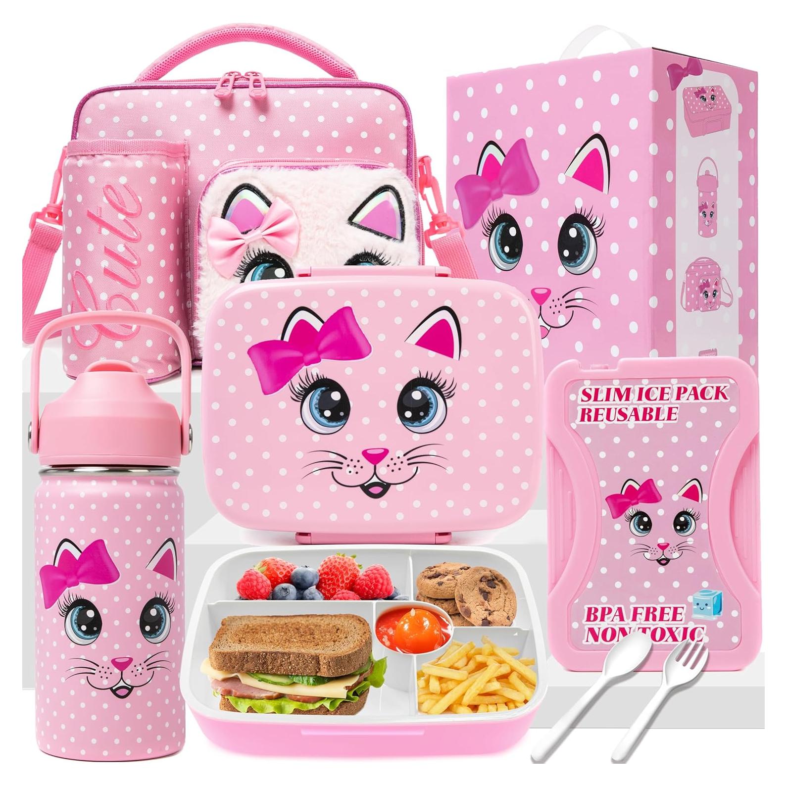 Caja Bento Oruiji para Niños con Botella de Agua y Bolsa