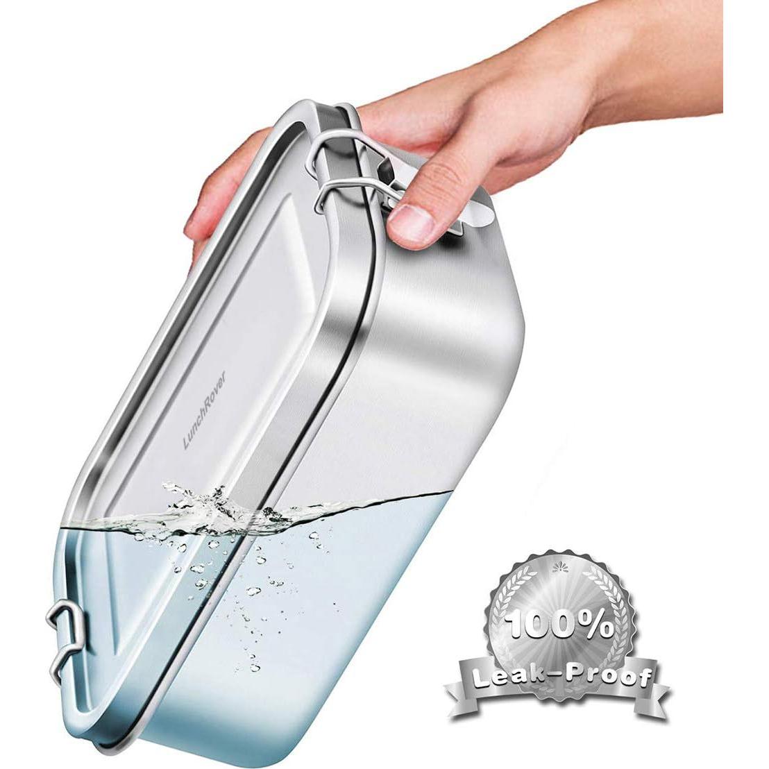 Caja de Almuerzo Acero Inoxidable G.a HOMEFAVOR 1200 ml 3 Compartimentos