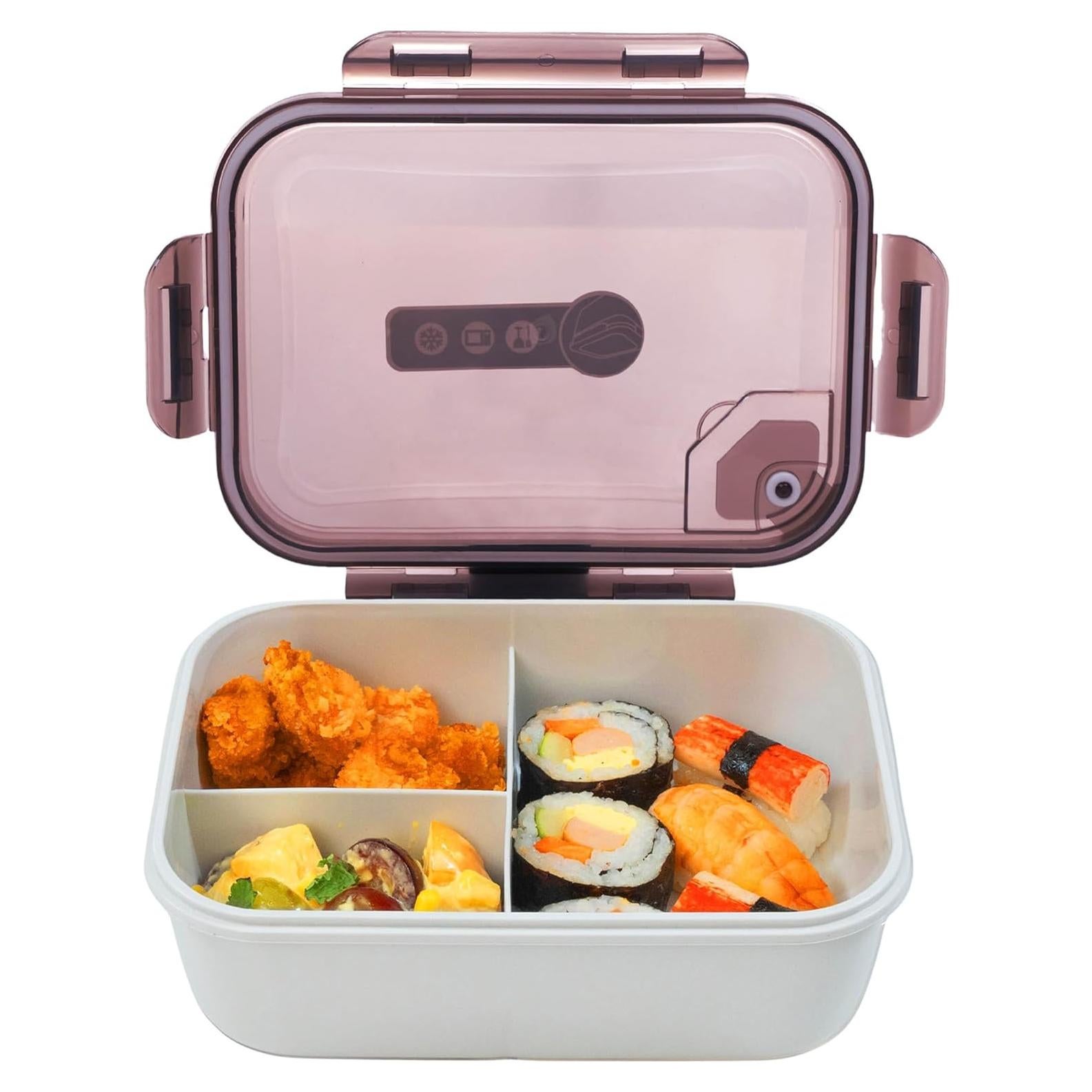 Caja Bento Almuerzo VERSALINES 3 Compartimentos 1300ml