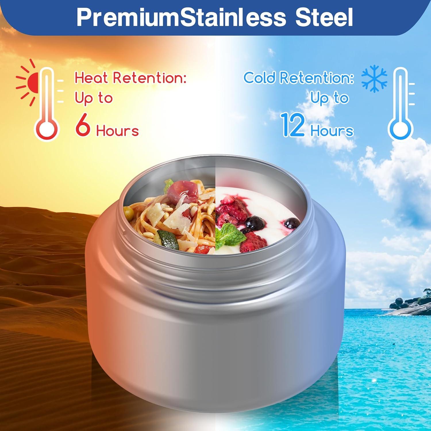 Caja Bento JoyYum Azul - Almuerzo Aislado 4 Compartimentos