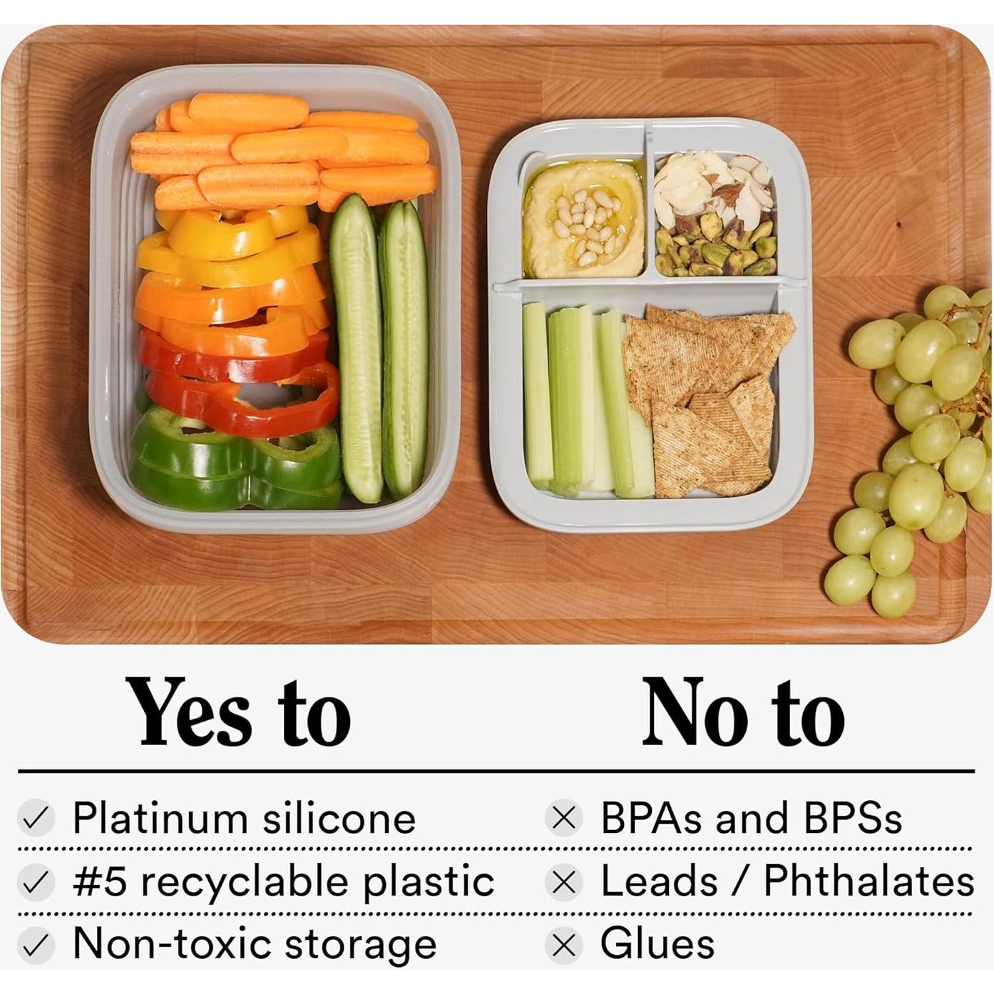 Caja Bento Colapsable Stojo 1.5L a Prueba de Fugas