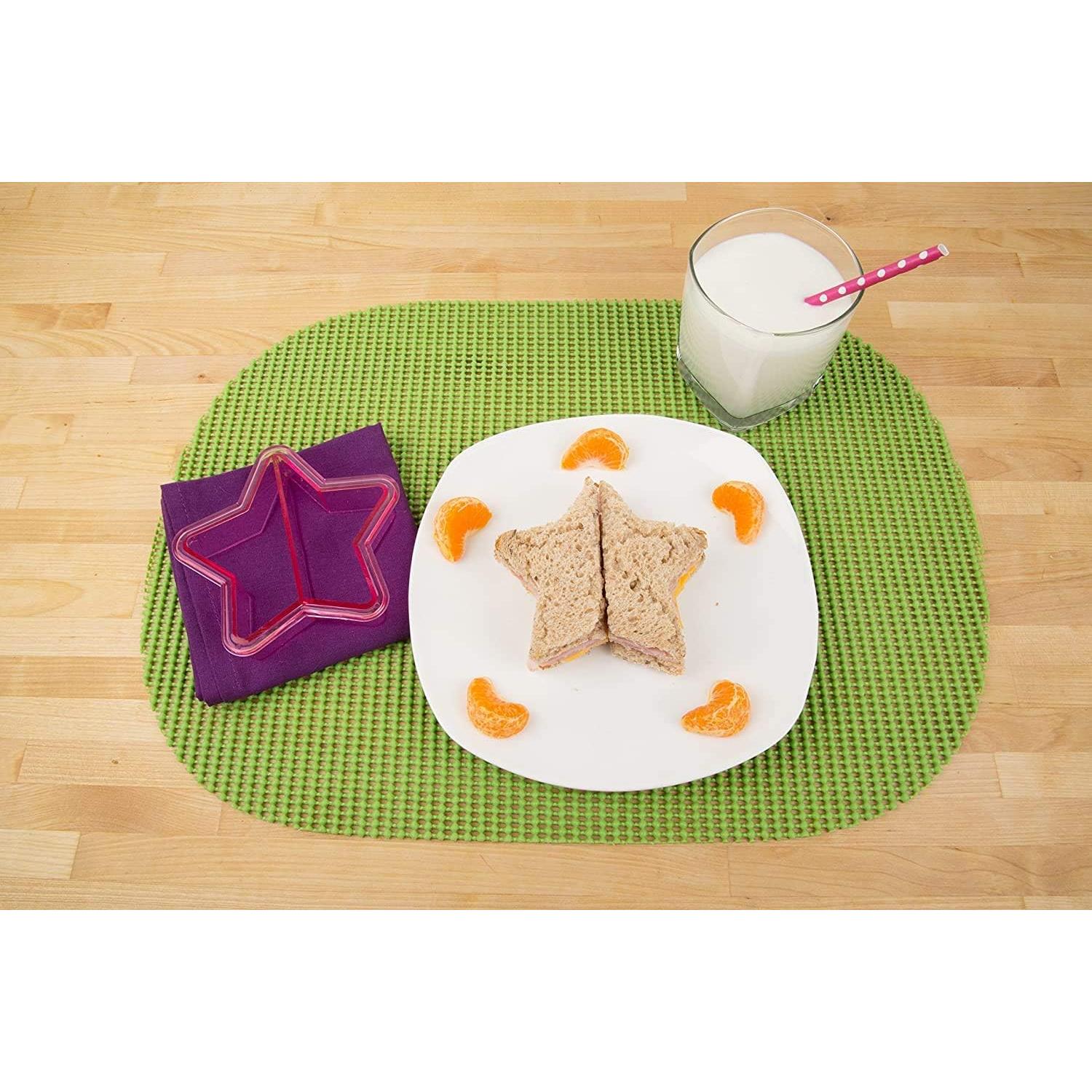 Cortadores de Sándwich Bentology 4 pk - Elefante, Estrella, Mariposa, Dino