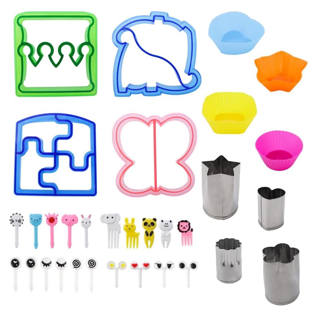 Set de 32 Piezas Cortadores de Sándwich JOGILBOY Multicolor