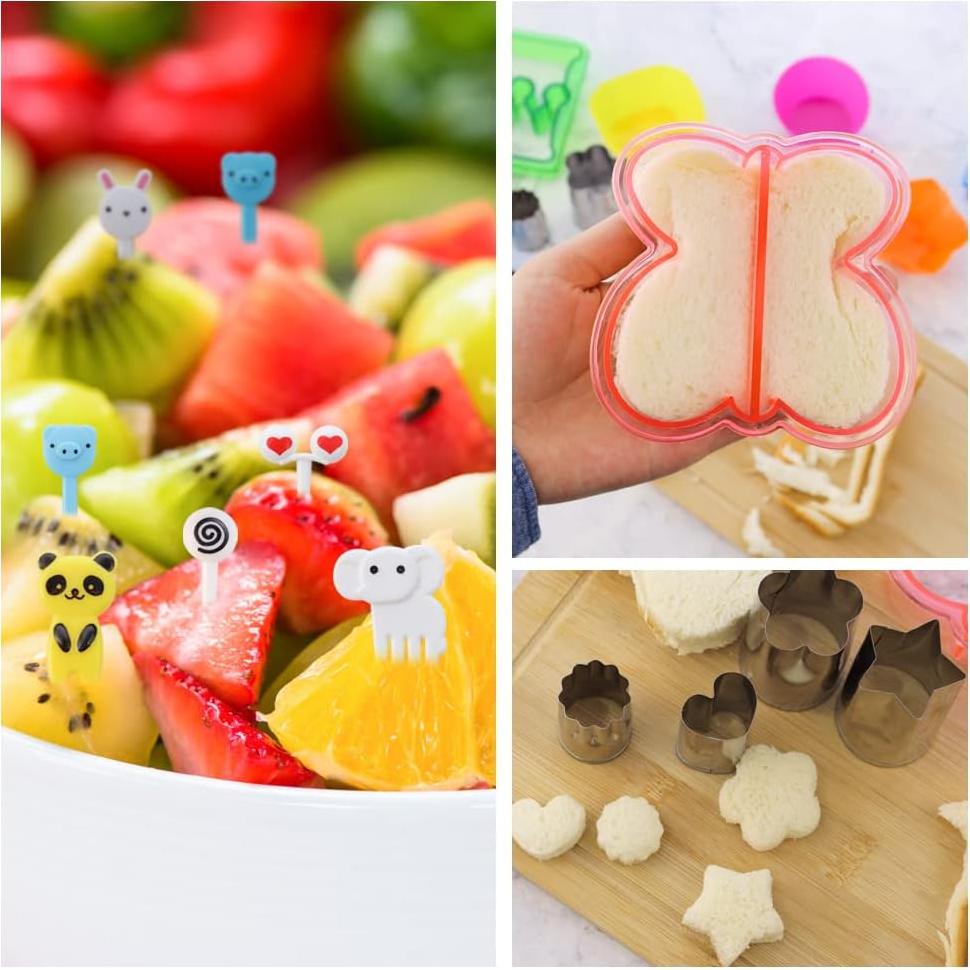 Set de 32 Piezas Cortadores de Sándwich JOGILBOY Multicolor