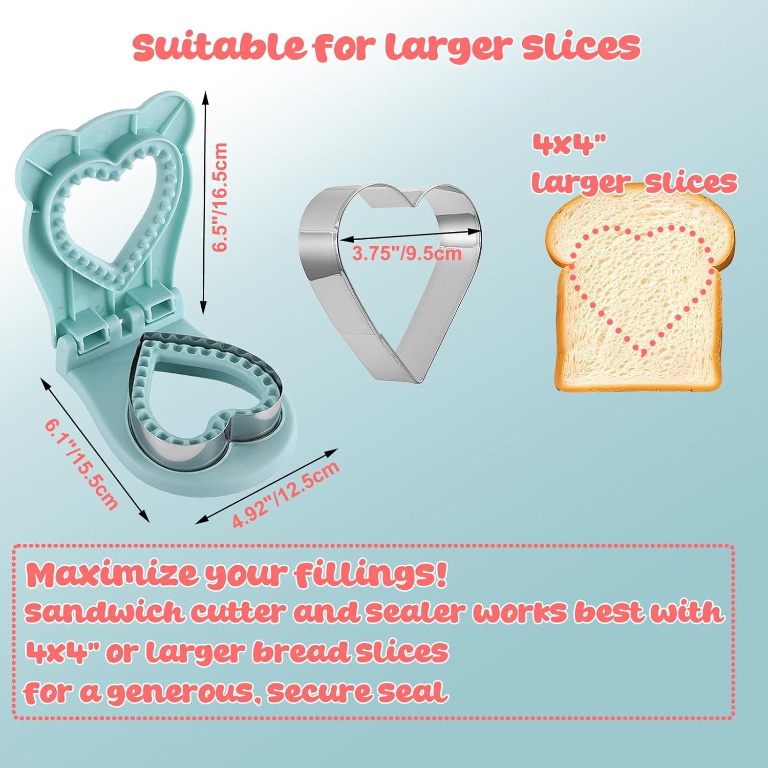 Cortador y Sellador de Sándwich Corazón RHVQ - Acero Inoxidable