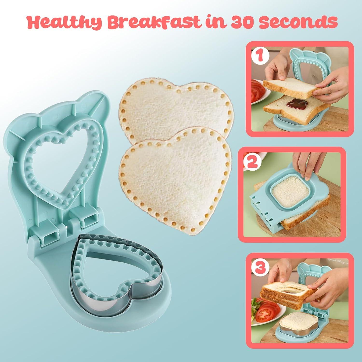 Cortador y Sellador de Sándwich Corazón RHVQ - Acero Inoxidable