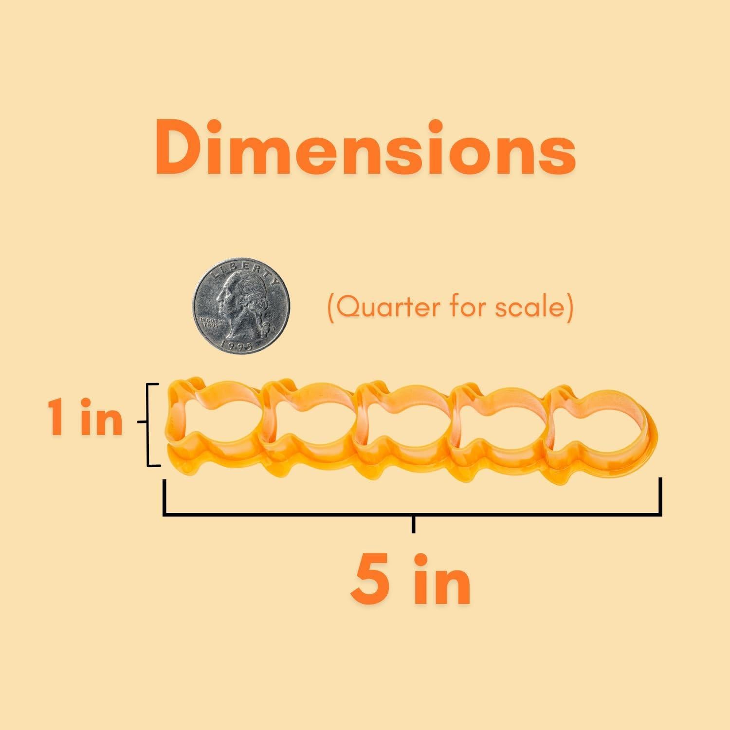 Cortadores de Galletas Pez Naranja Littledeerco 2-Pack Apto Lavavajillas