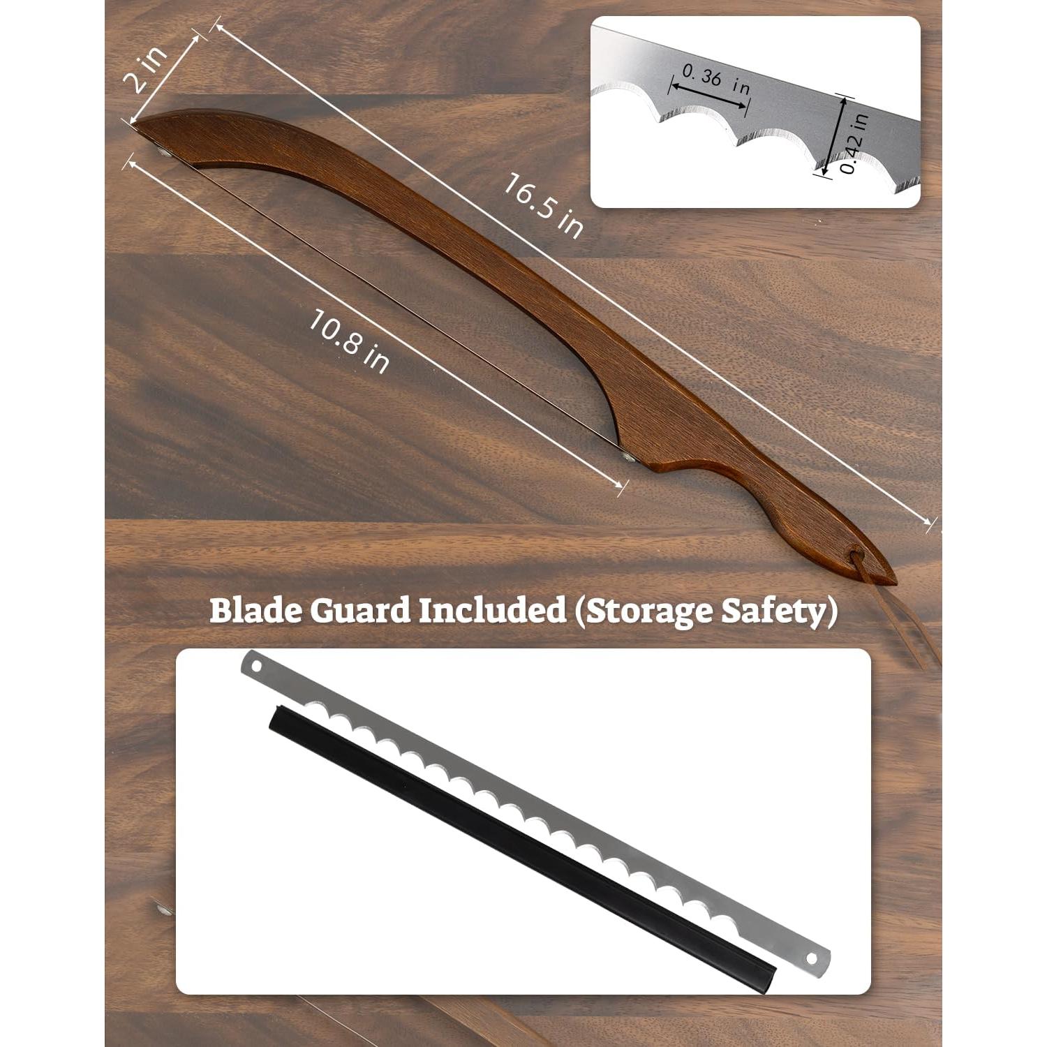 Cortador de Pan Indirewash 41.91 cm Serrado Madera Marrón