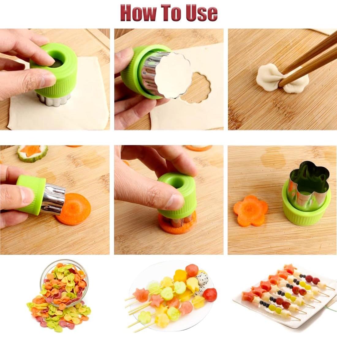 Juego de Cortadores de Galletas YomiFamily 9 Piezas Acero Inoxidable