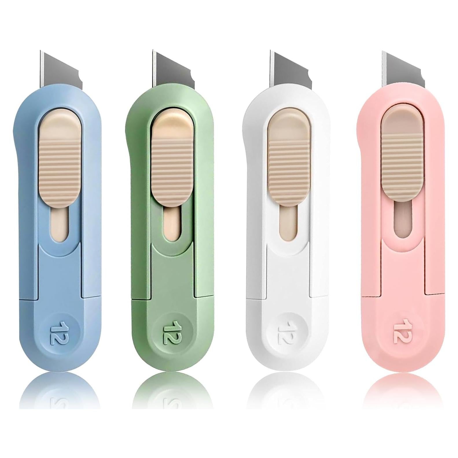 Cortador de Cajas Retráctil 4 Pcs Ysuovuf - Seguridad y Durabilidad