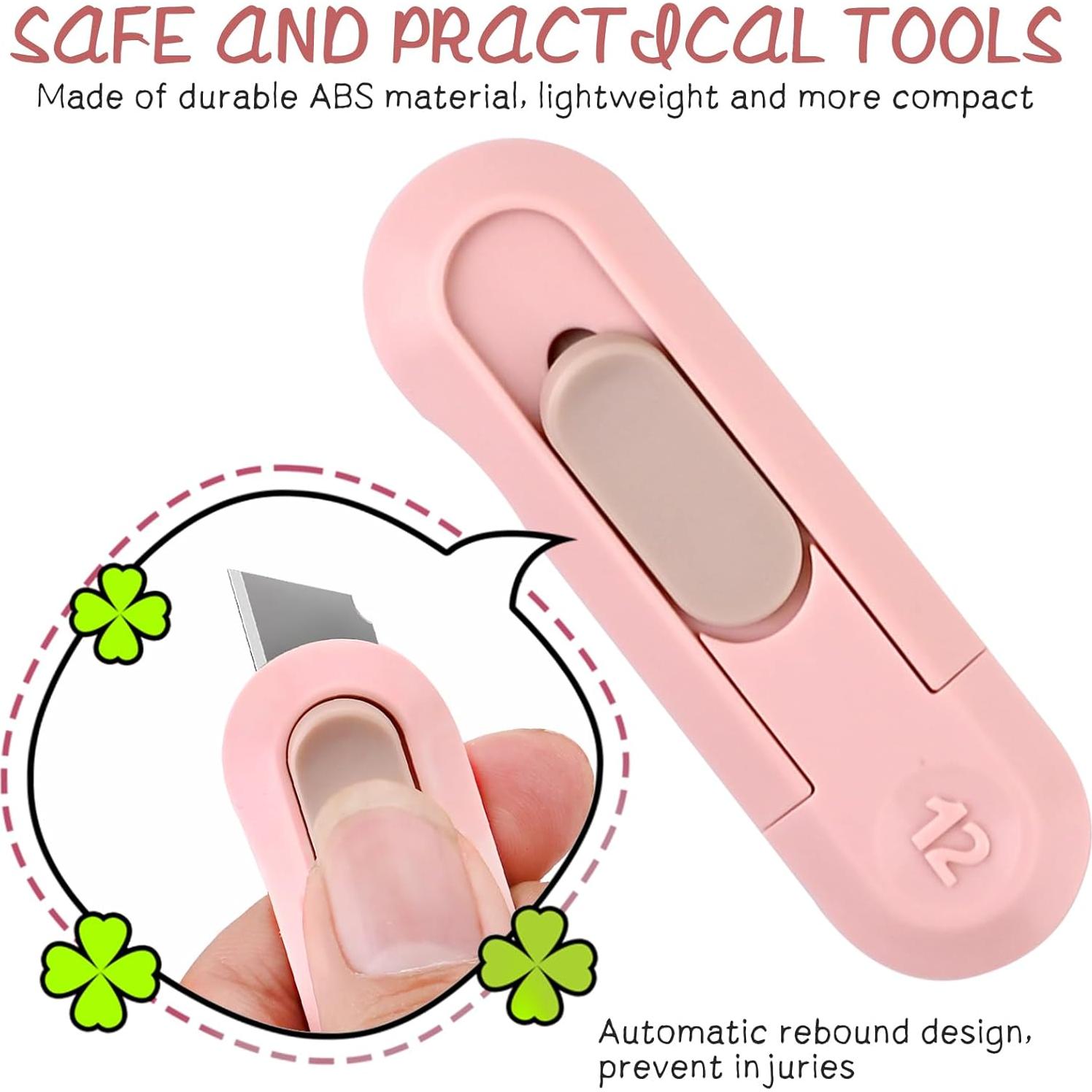 Cortador de Cajas Retráctil 4 Pcs Ysuovuf - Seguridad y Durabilidad