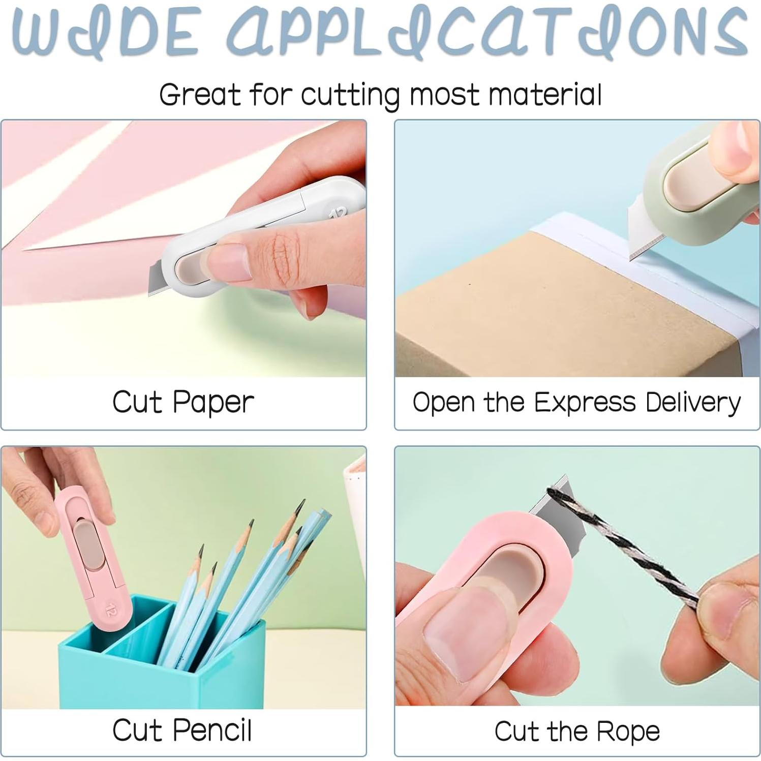 Cortador de Cajas Retráctil 4 Pcs Ysuovuf - Seguridad y Durabilidad