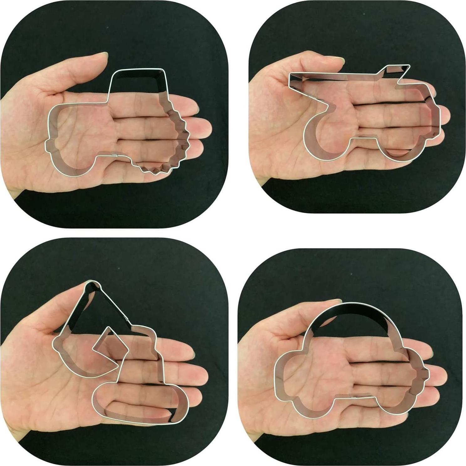 Juego de Cortadores de Galletas LUBTOSMN Vehículos 5 Piezas