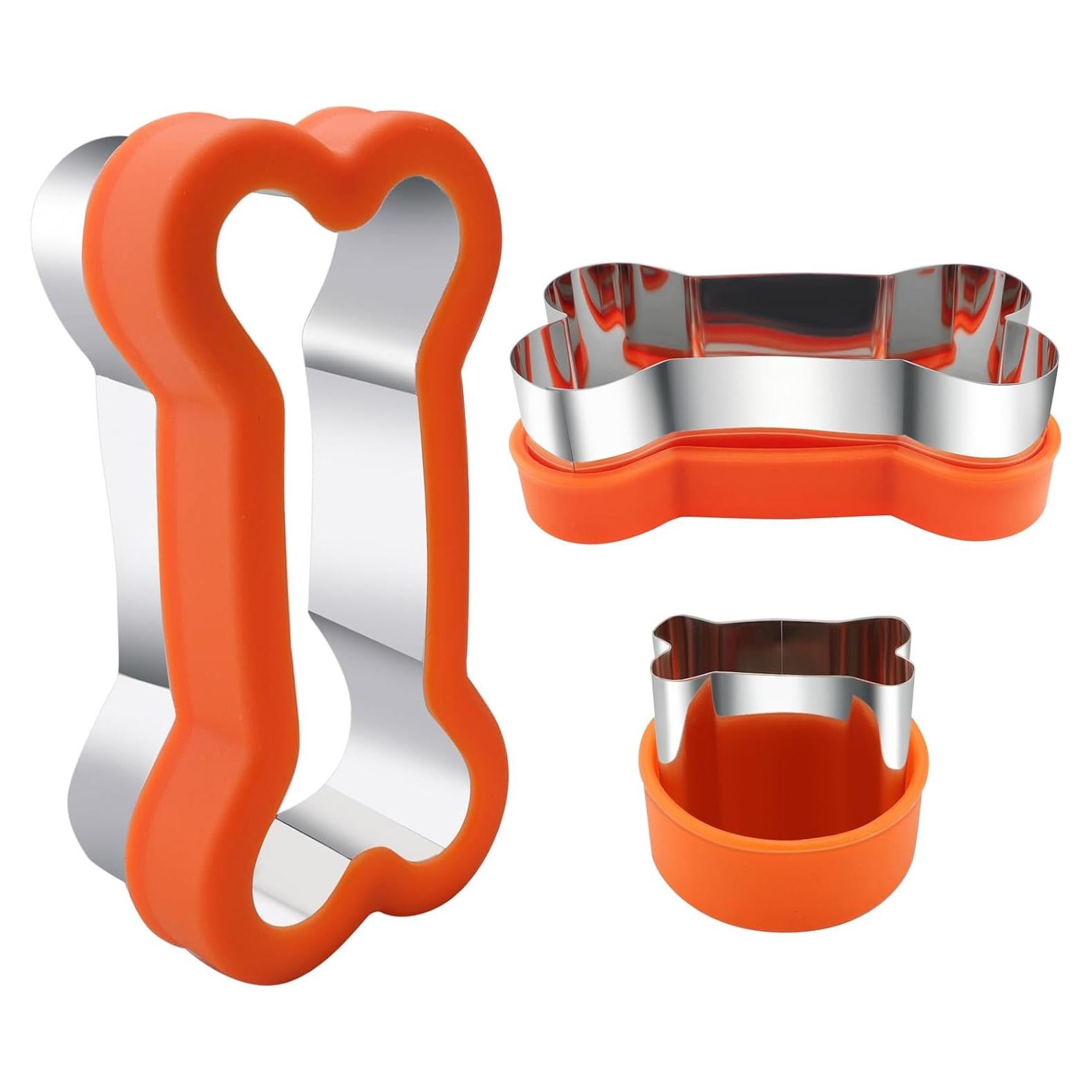 Juego de Cortadores de Galletas para Perros HiHITAOO - 3 Piezas