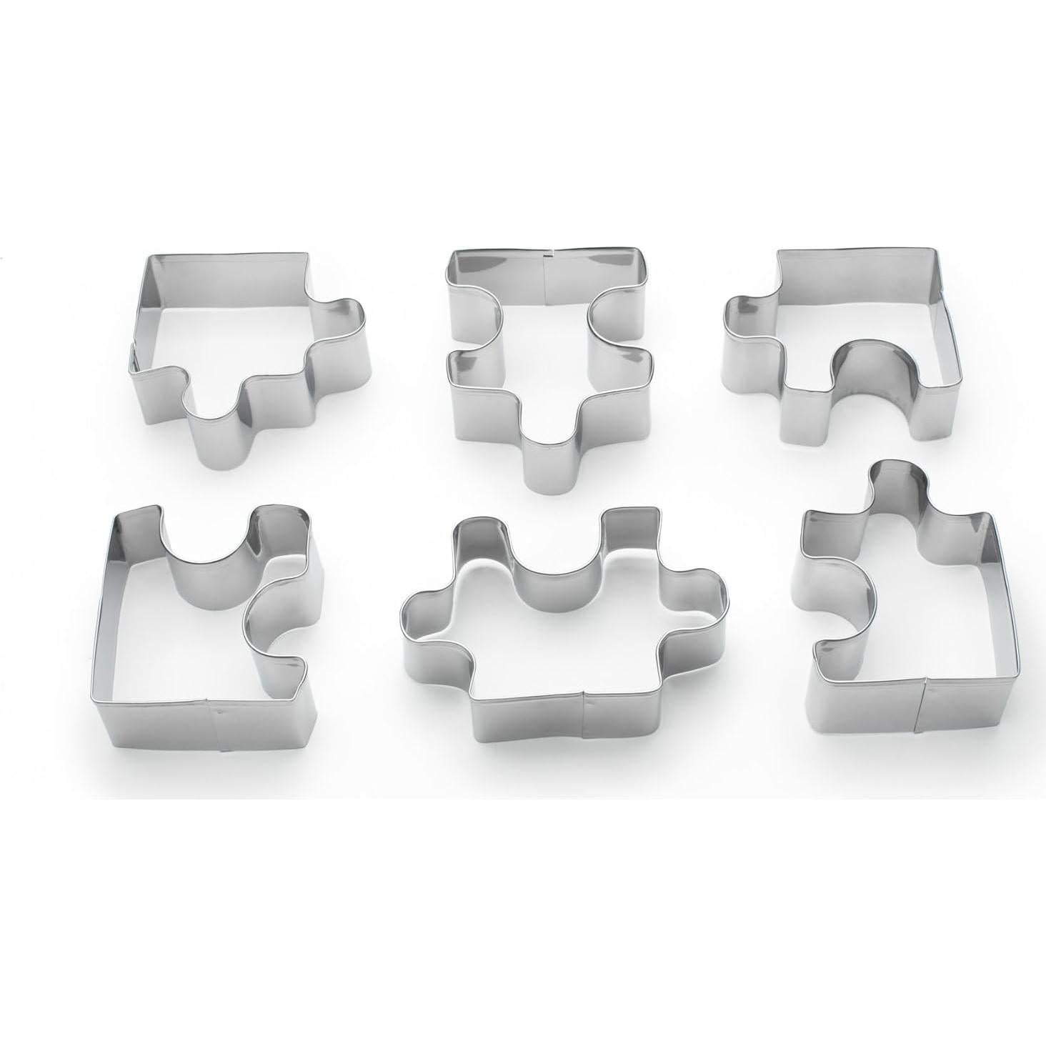 Juego de Cortadores de Galletas Fox Run 6 Piezas Acero Inoxidable