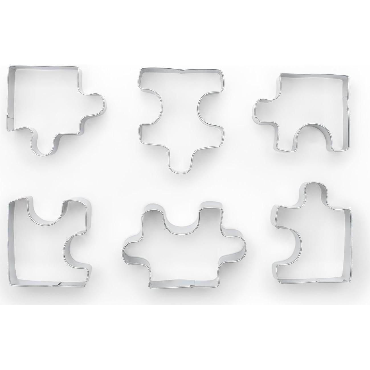 Juego de Cortadores de Galletas Fox Run 6 Piezas Acero Inoxidable