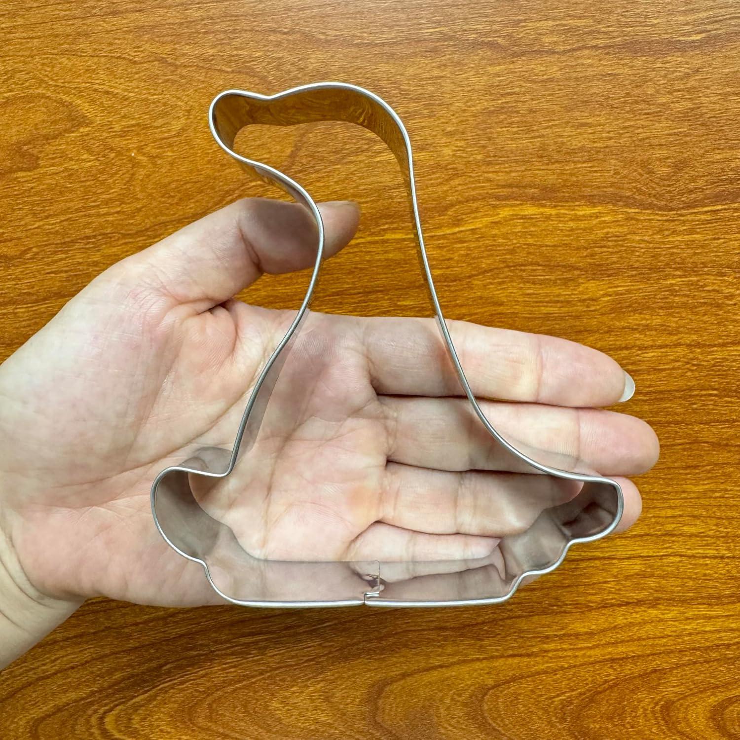 Juego de Cortadores de Galletas de Ganso Auktosmn - 2 Piezas - Acero Inoxidable