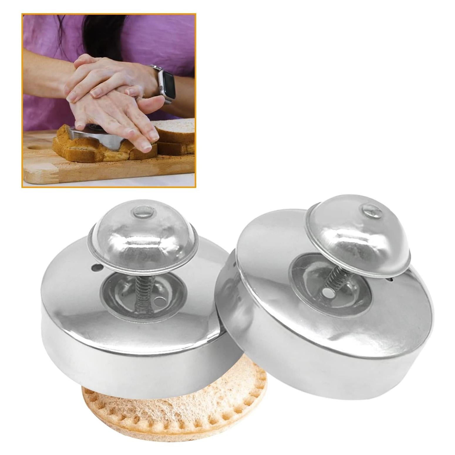 Cortador y Sellador de Sándwich KAYCROWN Acero Inoxidable 2 Pzas