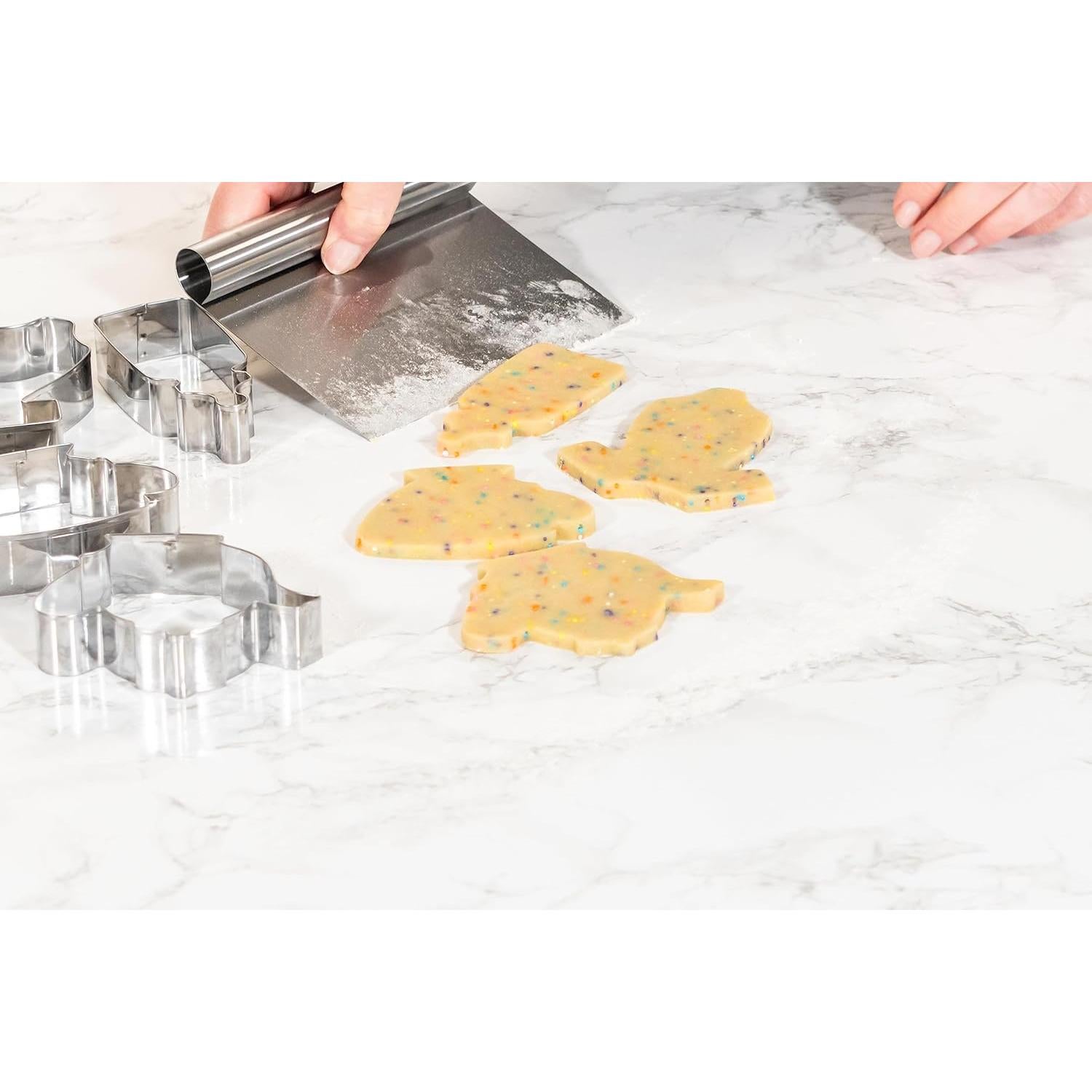 Juego de Cortadores de Galletas Bakerpan Tetera y Taza Acero Inoxidable