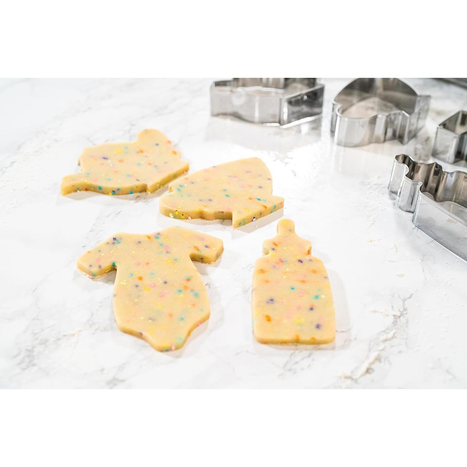 Juego de Cortadores de Galletas Bakerpan Tetera y Taza Acero Inoxidable