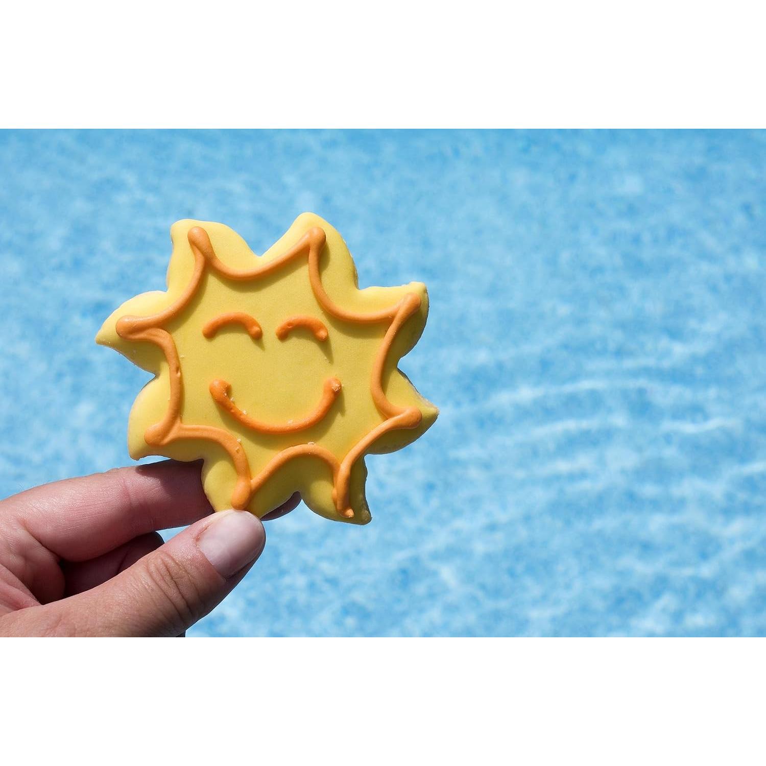 Juego de Cortadores de Galletas en Forma de Sol Sweet Cookie Crumbs - Acero Inoxidable - 3 Piezas