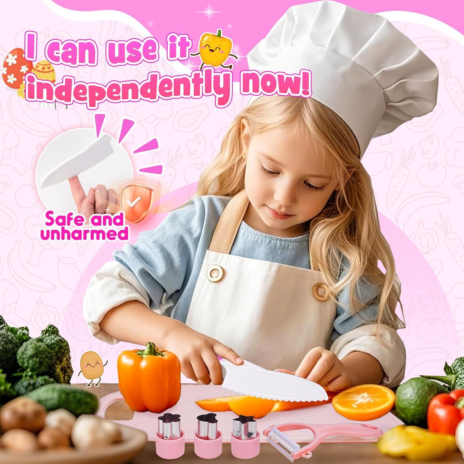 Juego de cuchillos seguros para niños 9 piezas Montessori