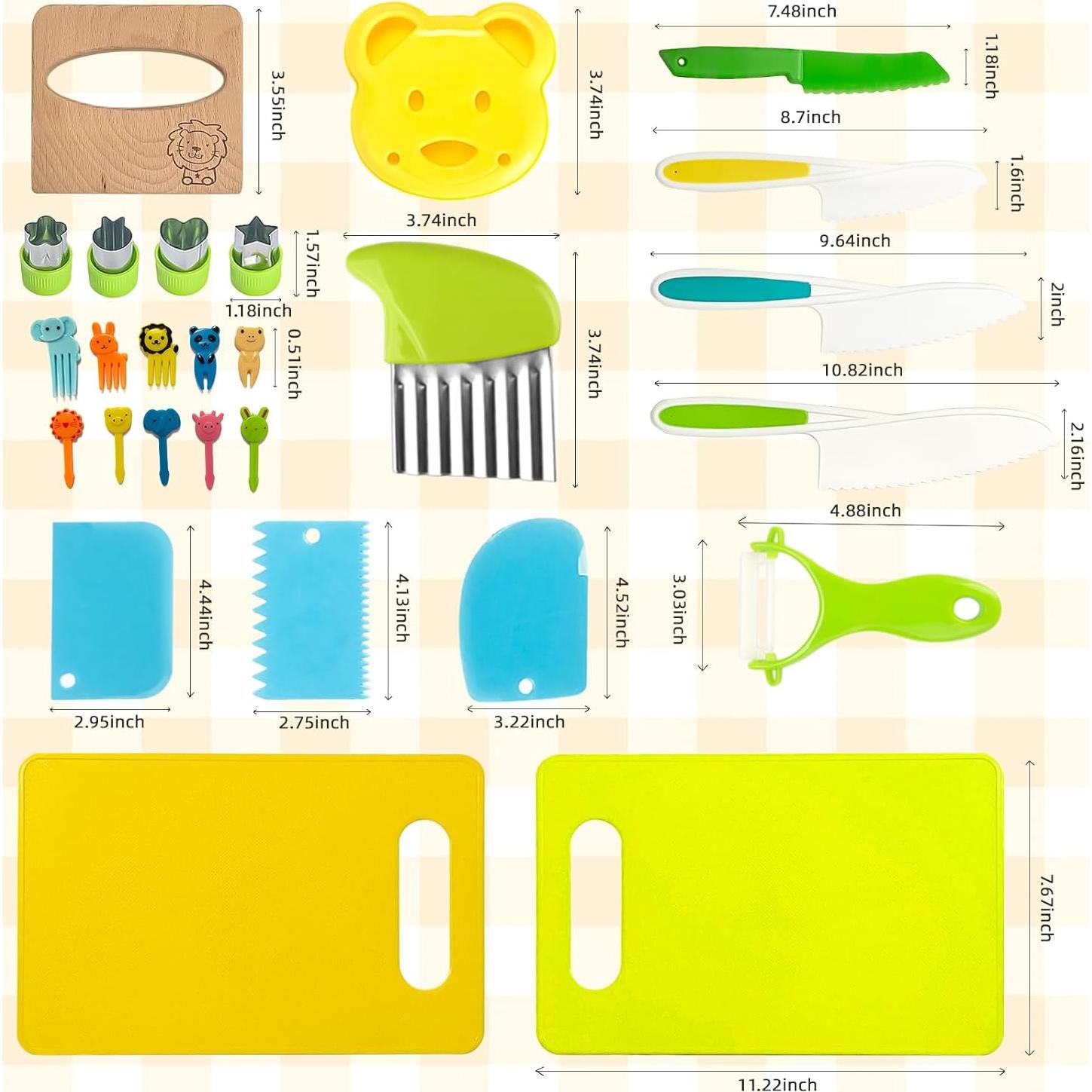 Set de Herramientas de Cocina Montessori LURVUO para Niños